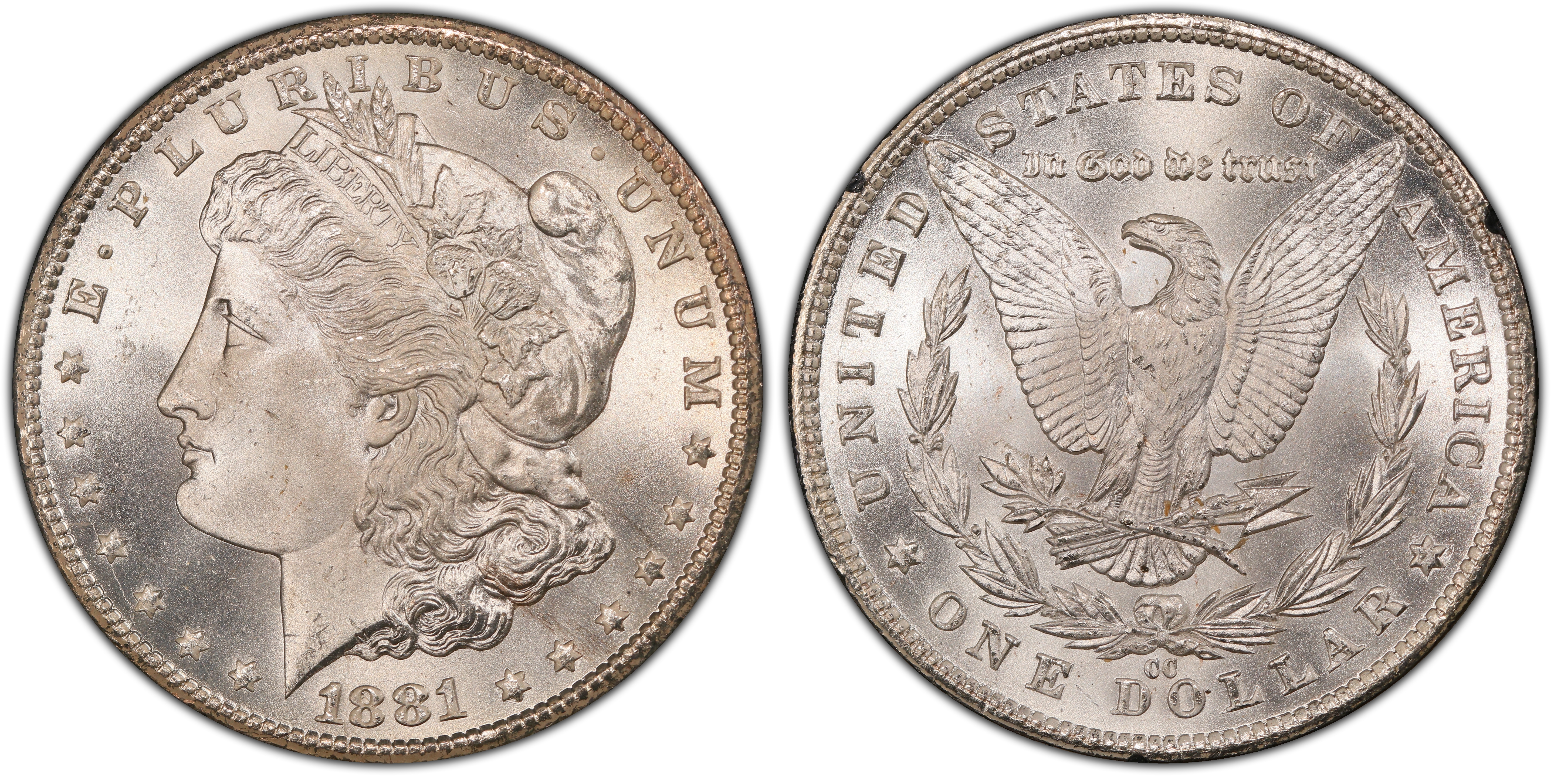 1881-CC $1 GSA Hoard (Regular Strike) Morgan Dollar - PCGS CoinFacts