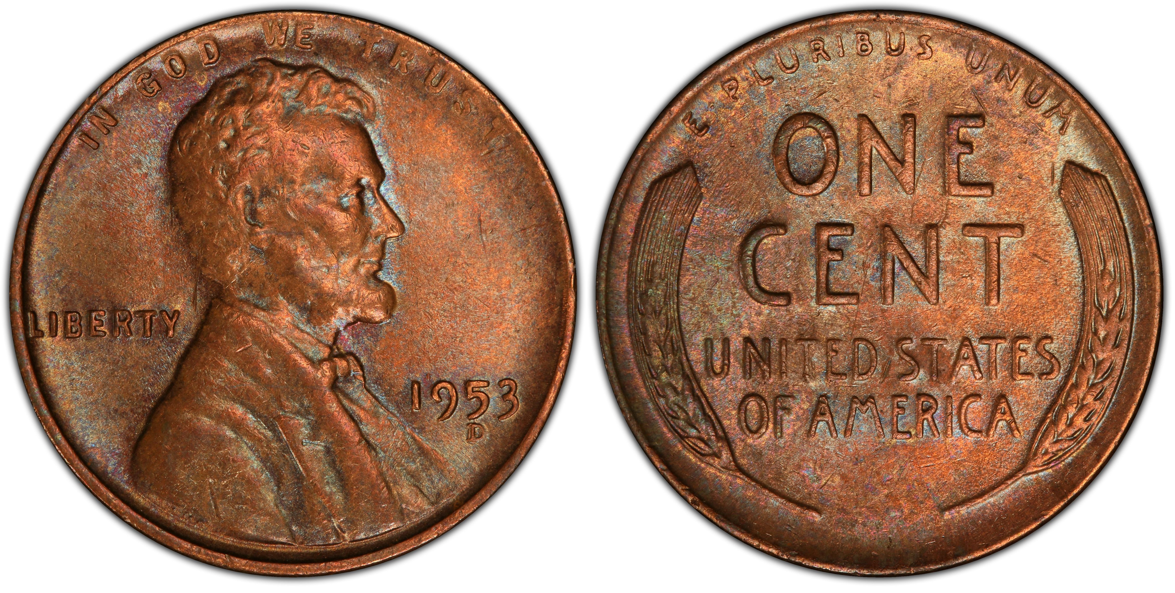 ONE CENT 1953s-