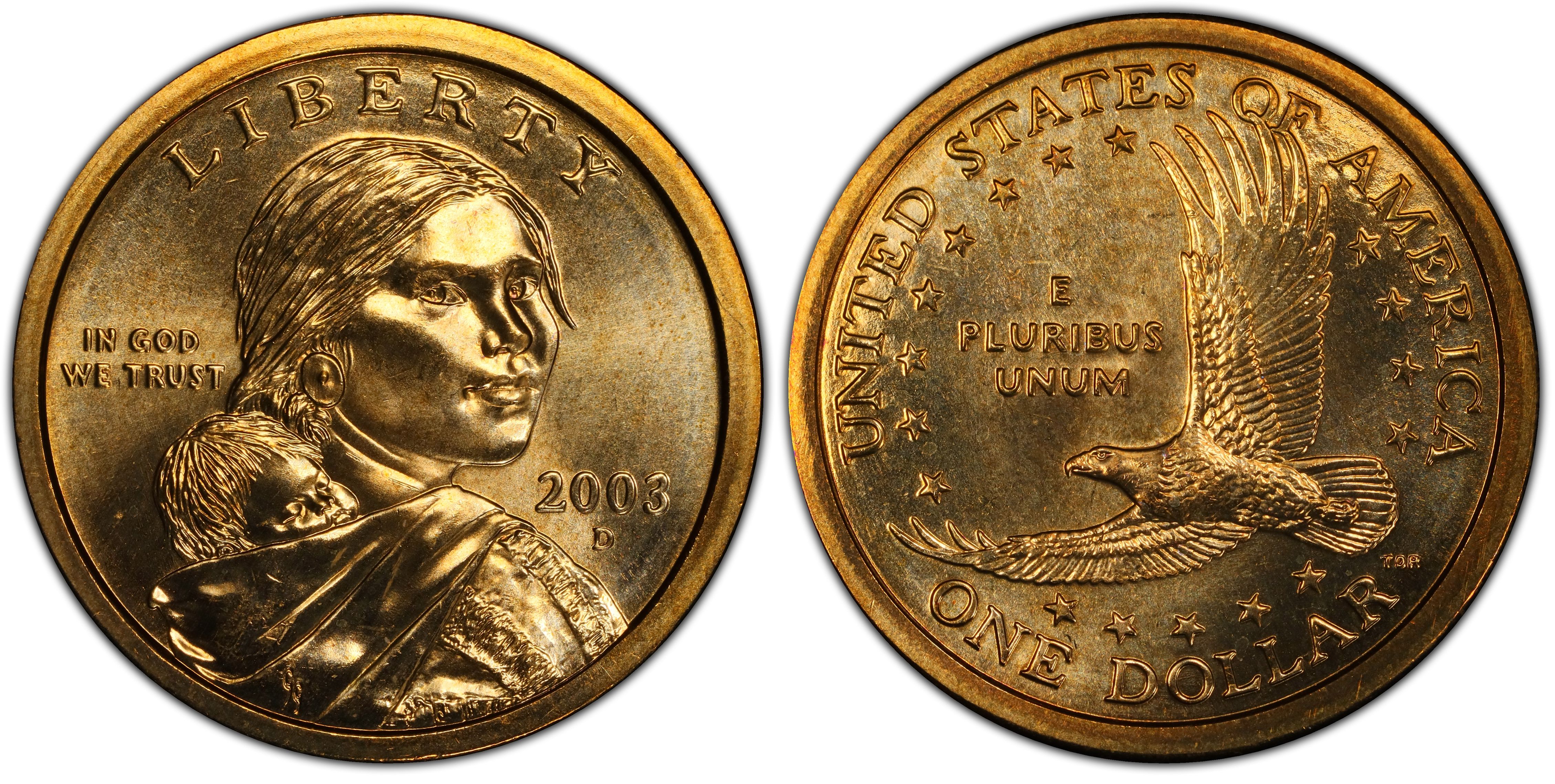 2003-D SAC$1 (Regular Strike) Sacagawea Dollar - PCGS CoinFacts