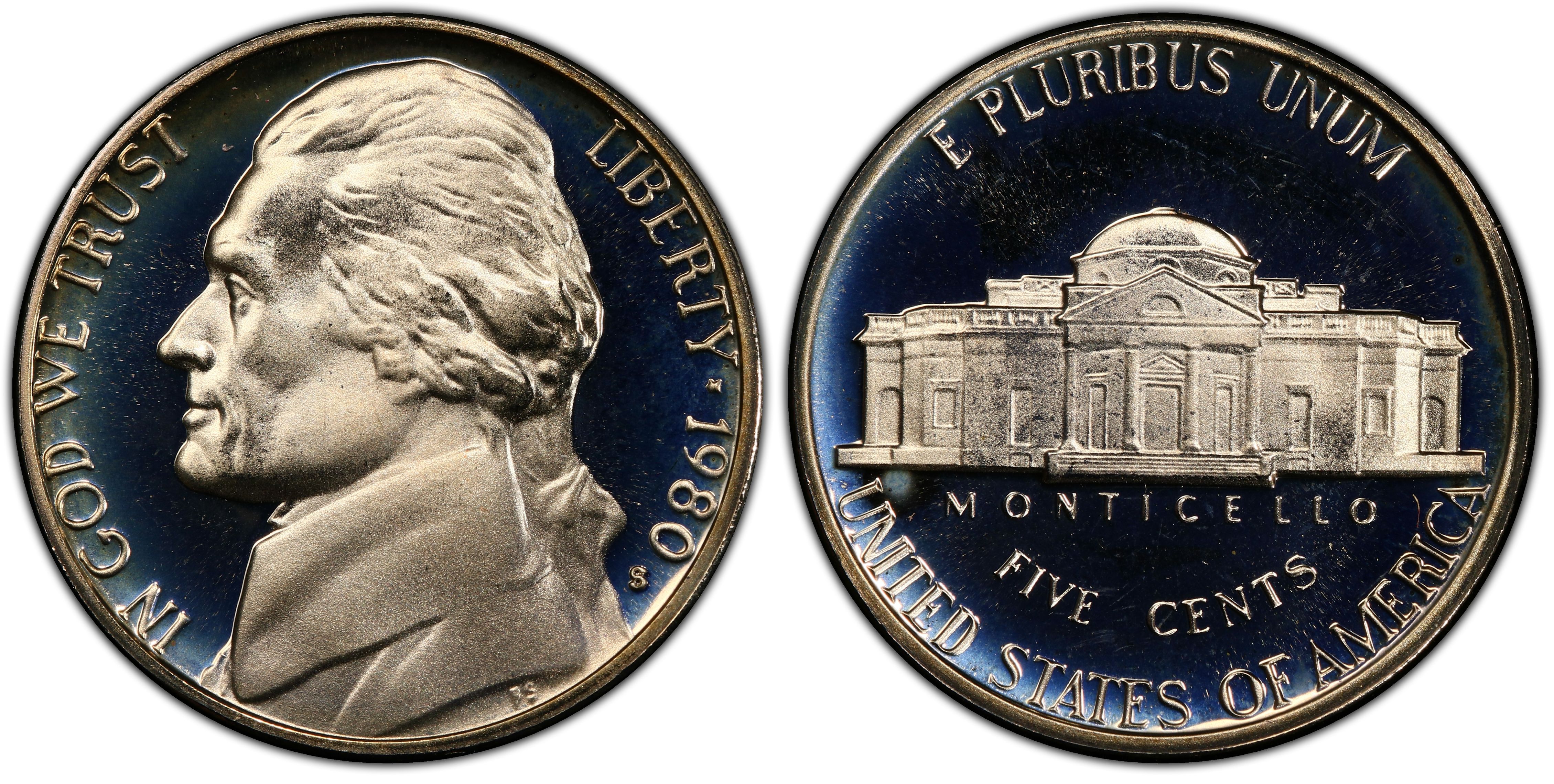 1980-S 5C, DCAM (Proof) Jefferson Nickel - PCGS CoinFacts