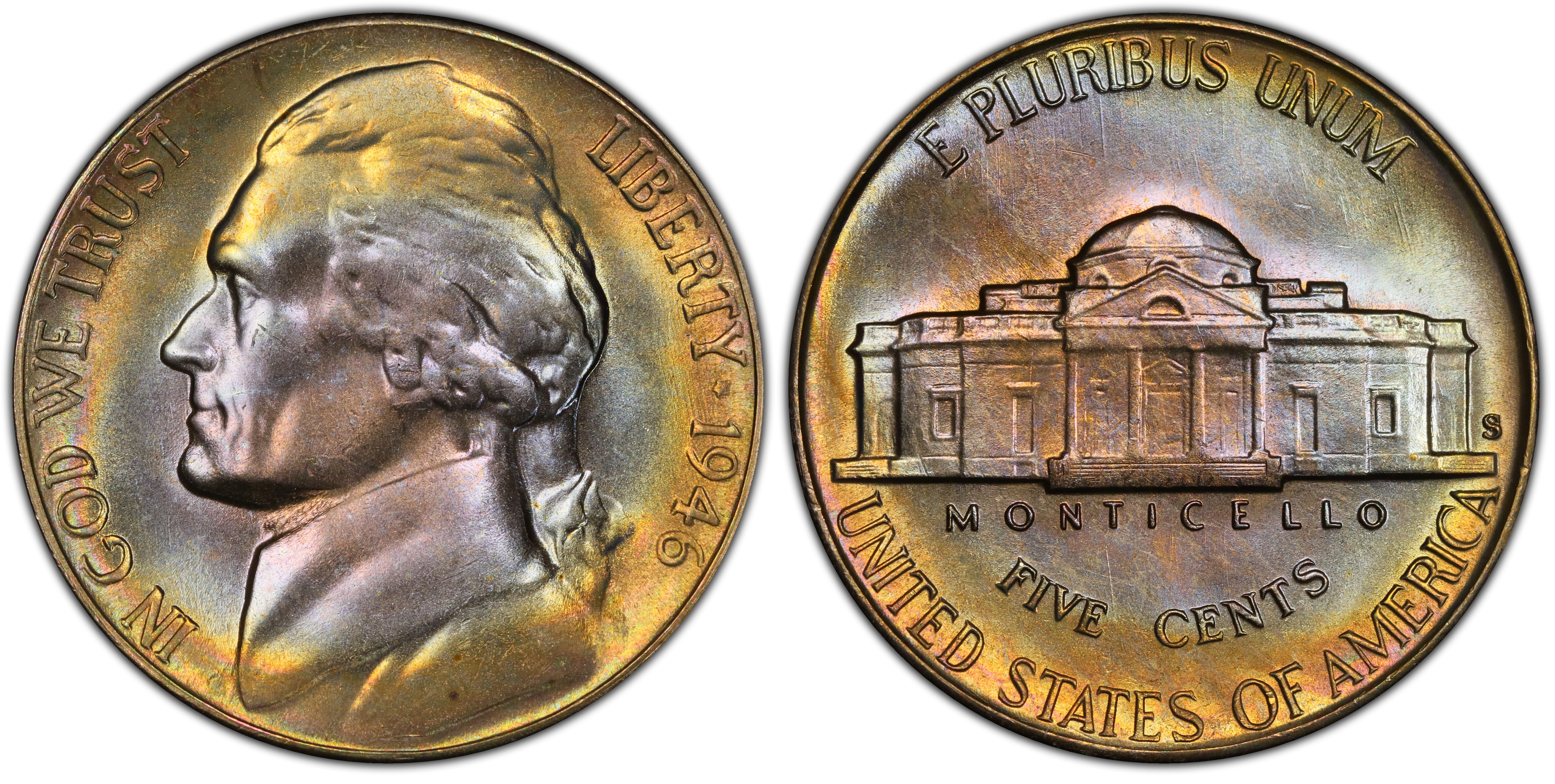 1946-S 5C (Regular Strike) Jefferson Nickel - PCGS CoinFacts