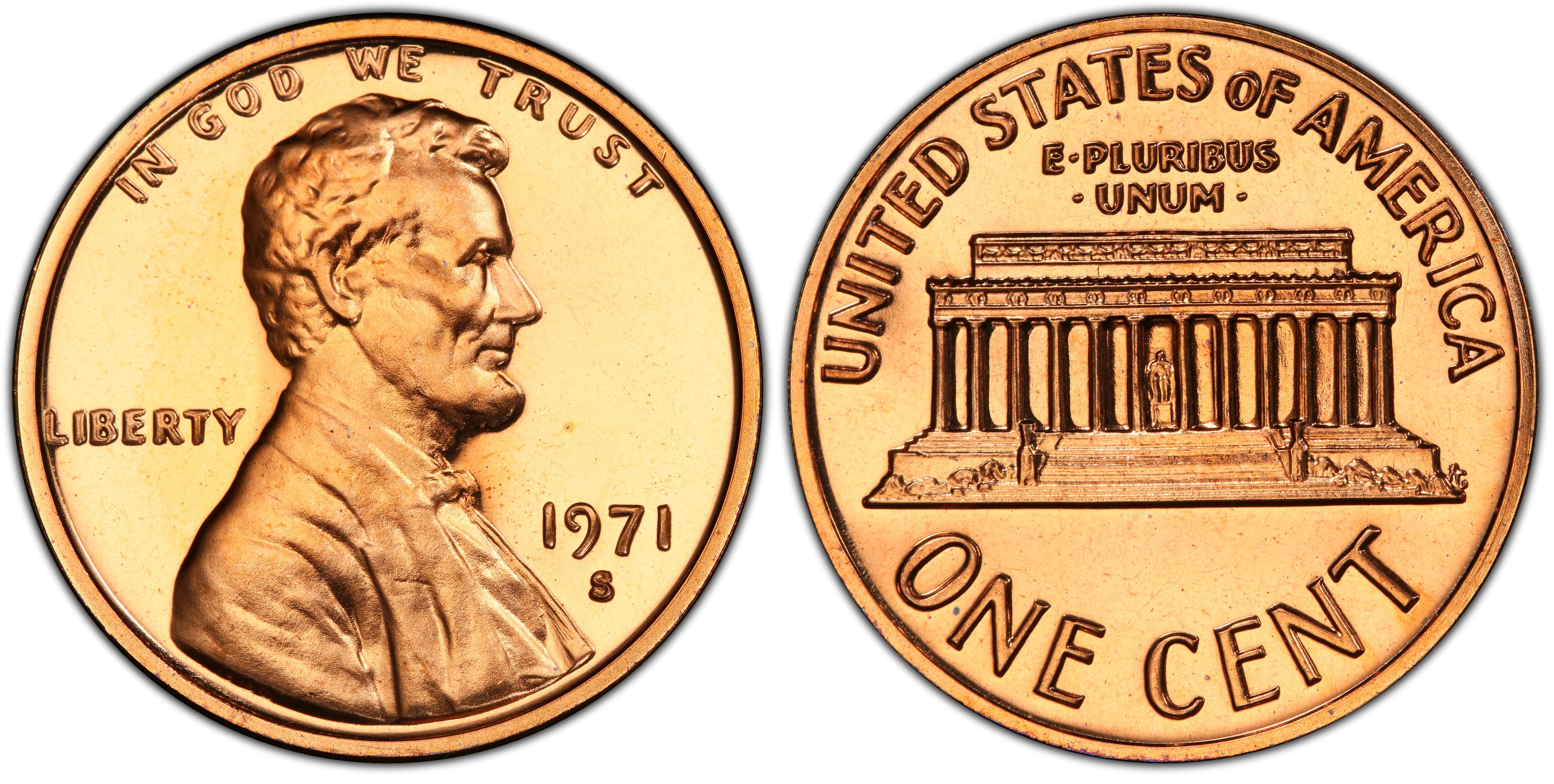 1971-S 1C DDO FS-102, RD (Proof) Lincoln Cent (Modern) - PCGS