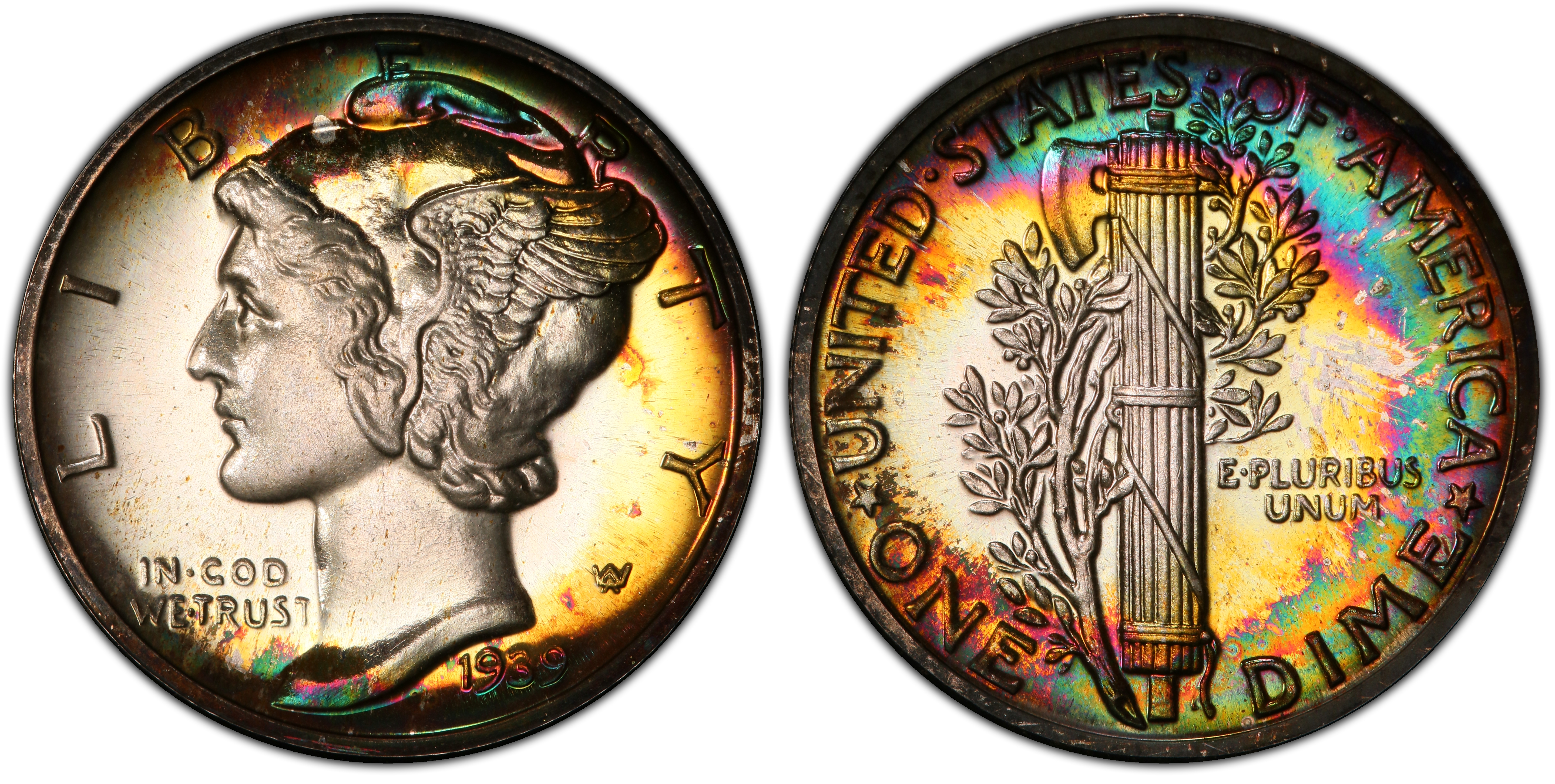 1939 10C (Proof) Mercury Dime - PCGS CoinFacts