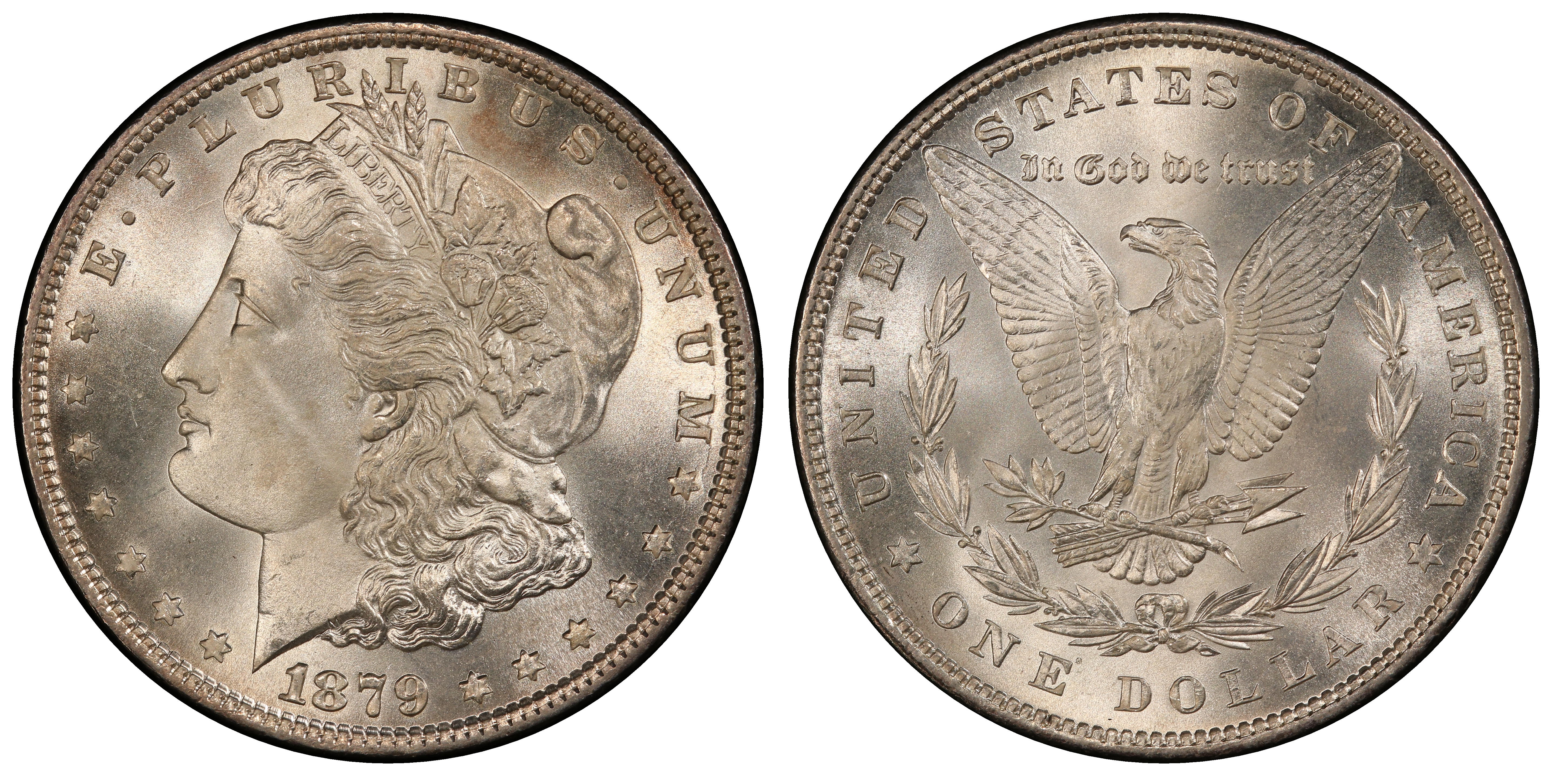 1879 1 Regular Strike Morgan Dollar PCGS CoinFacts