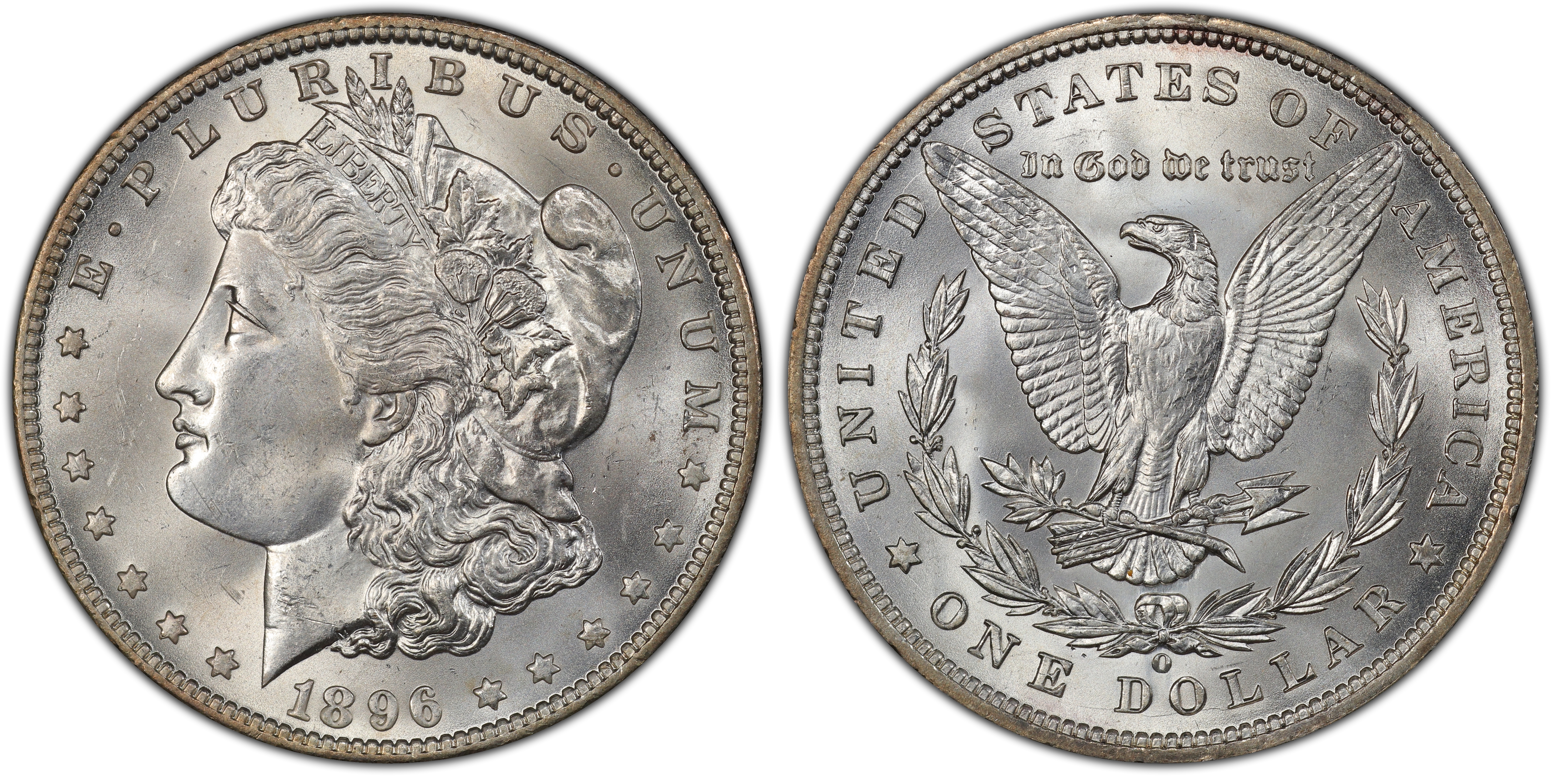 1896-O $1 (Regular Strike) Morgan Dollar - PCGS CoinFacts