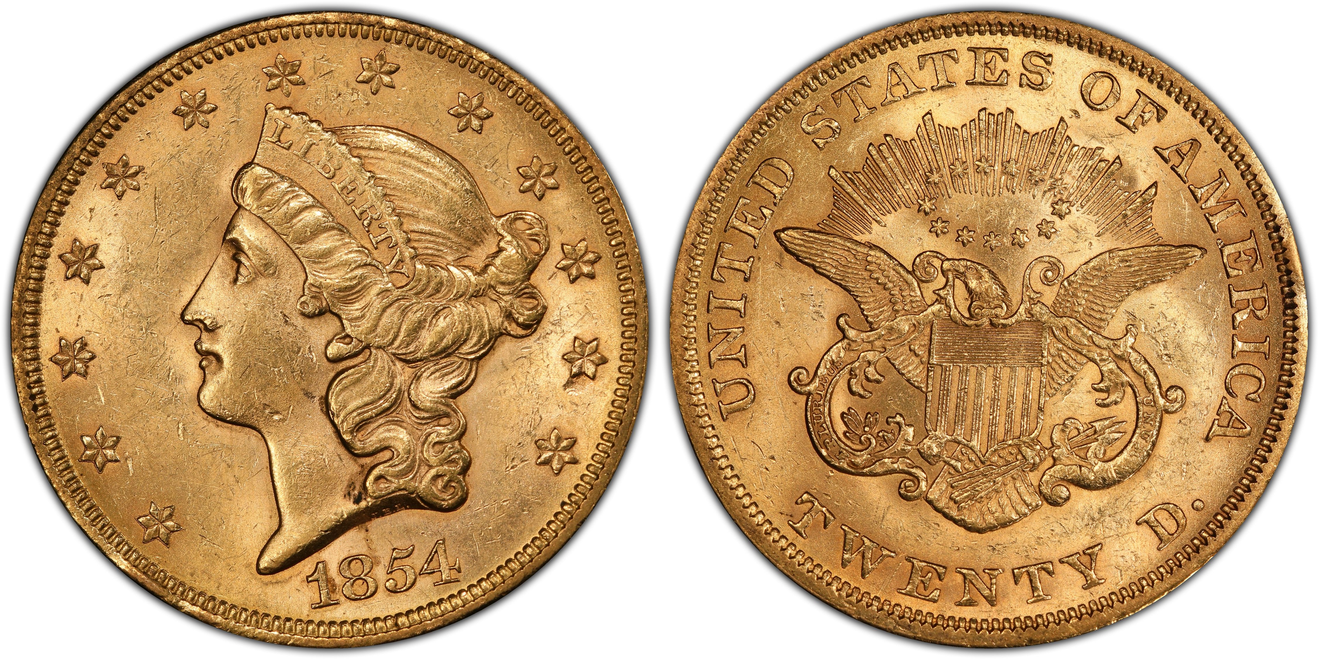 1854-O $3 (Regular Strike) Three Dollar - PCGS CoinFacts