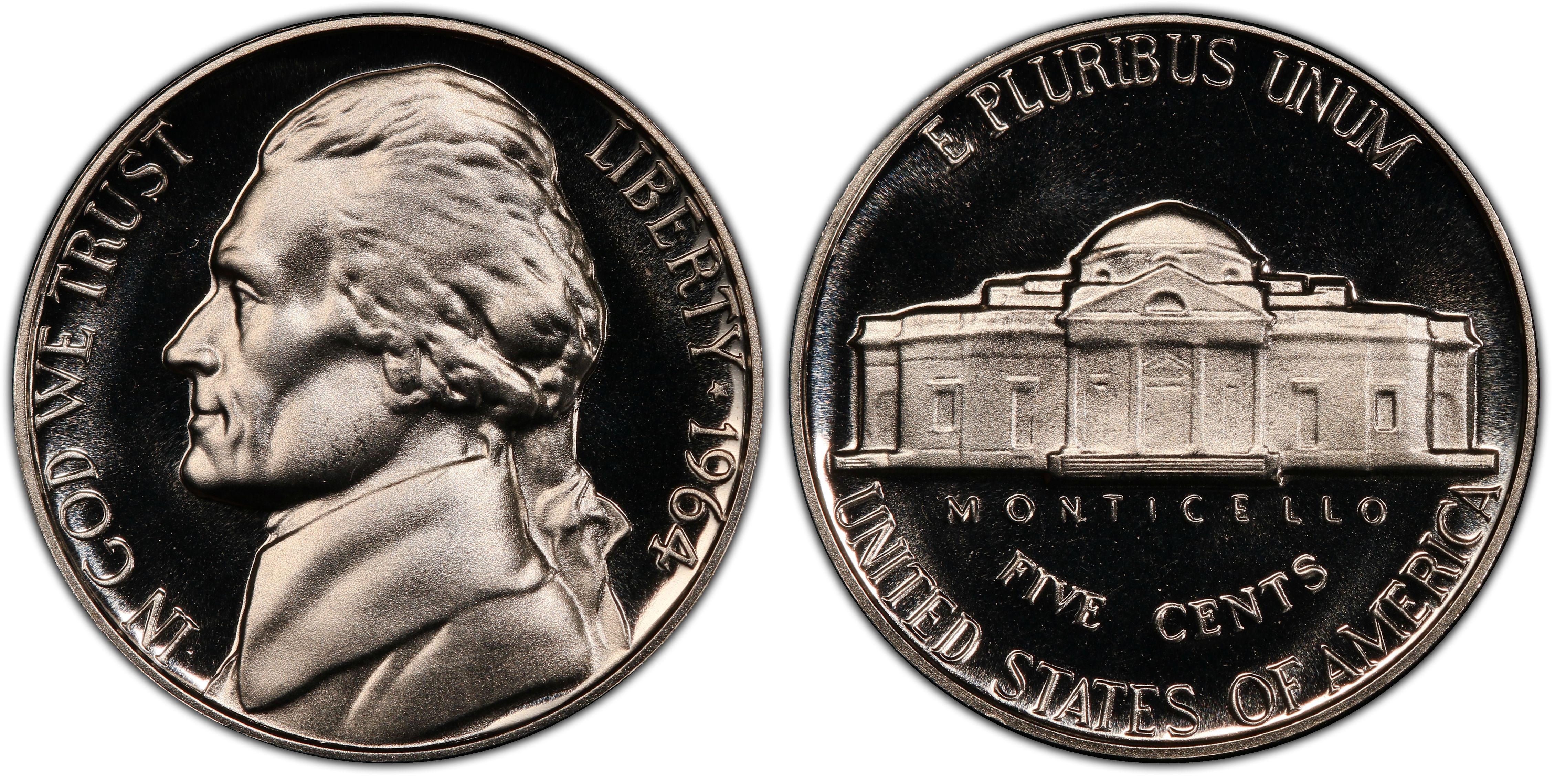 1964 5C, CAM (Proof) Jefferson Nickel - PCGS CoinFacts
