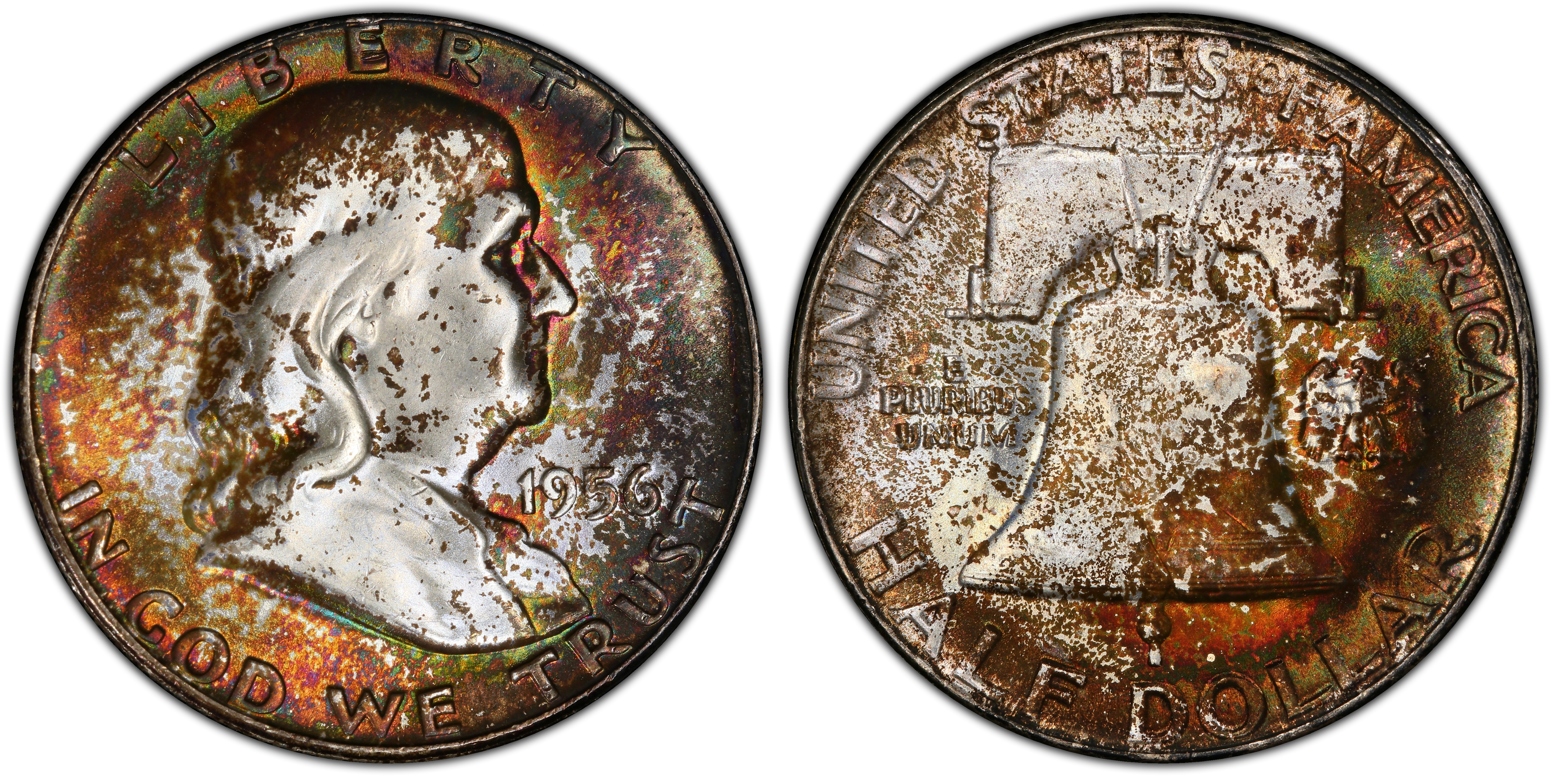 【超安い】 1956 50C, FBL (Regular Strike) Franklin Half Dollar - PCGS コレクション