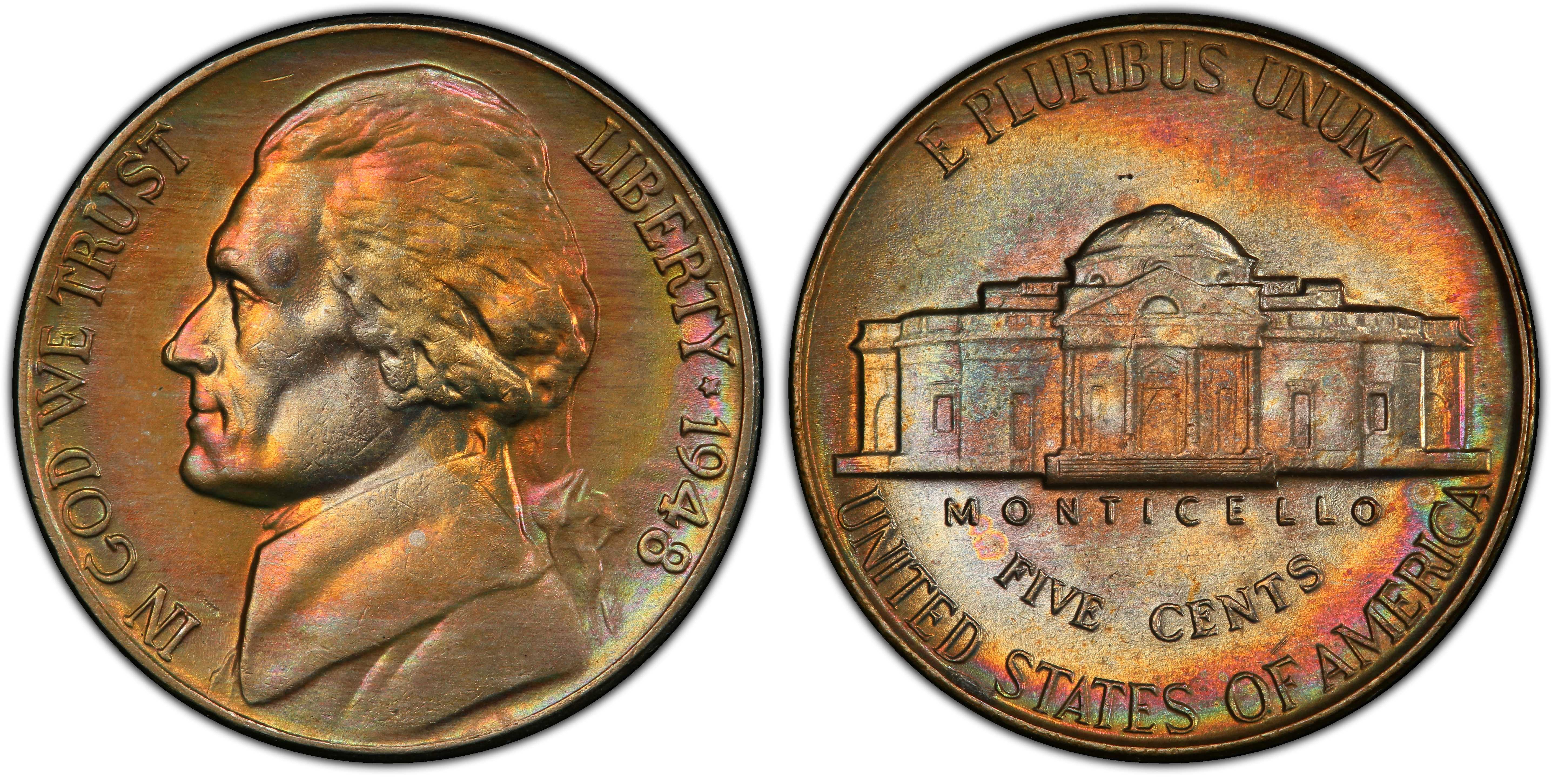 1948 5C FS Regular Strike Jefferson Nickel PCGS CoinFacts