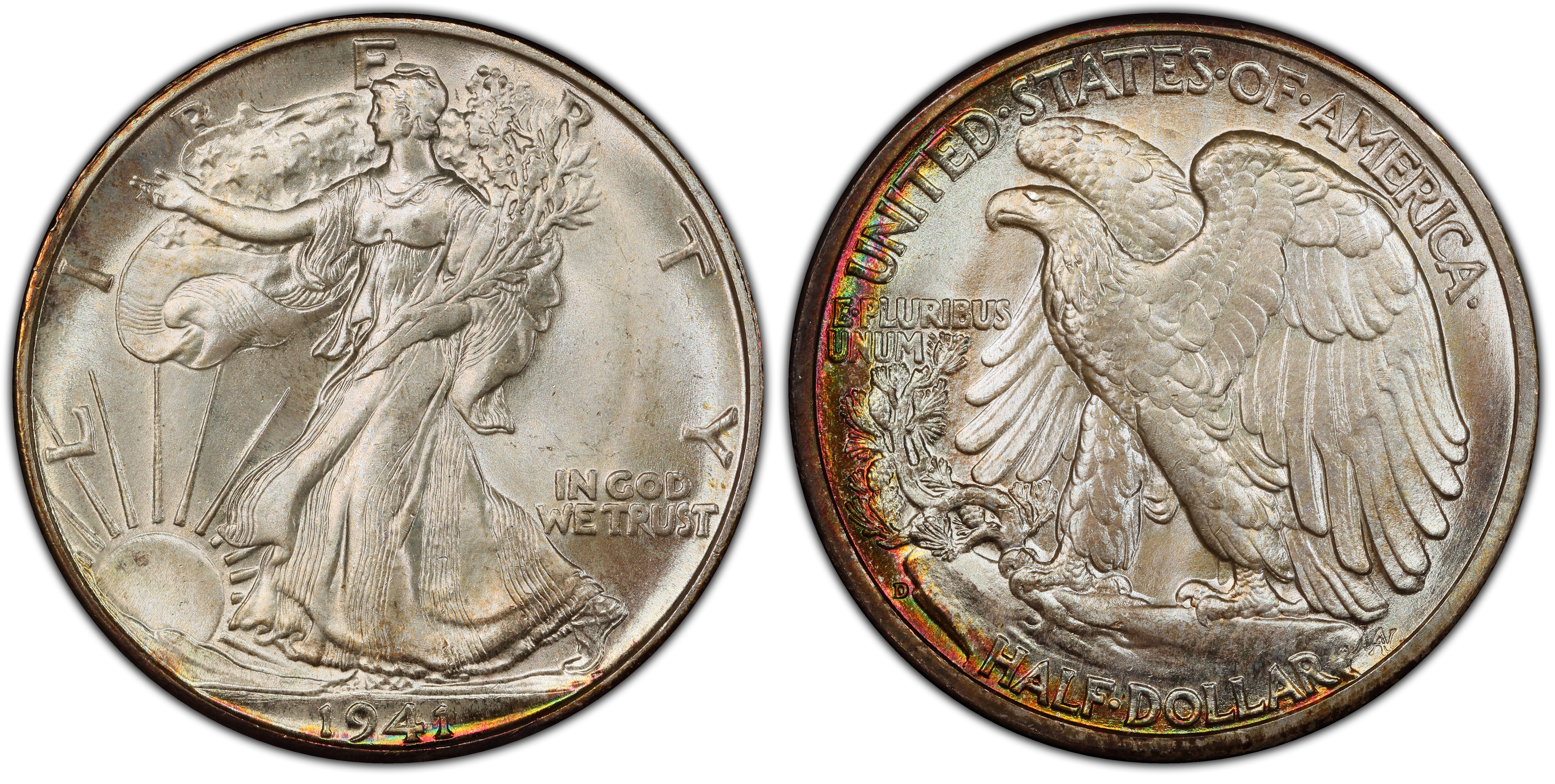 1941-D 50C (Regular Strike) Walking Liberty Half Dollar - PCGS