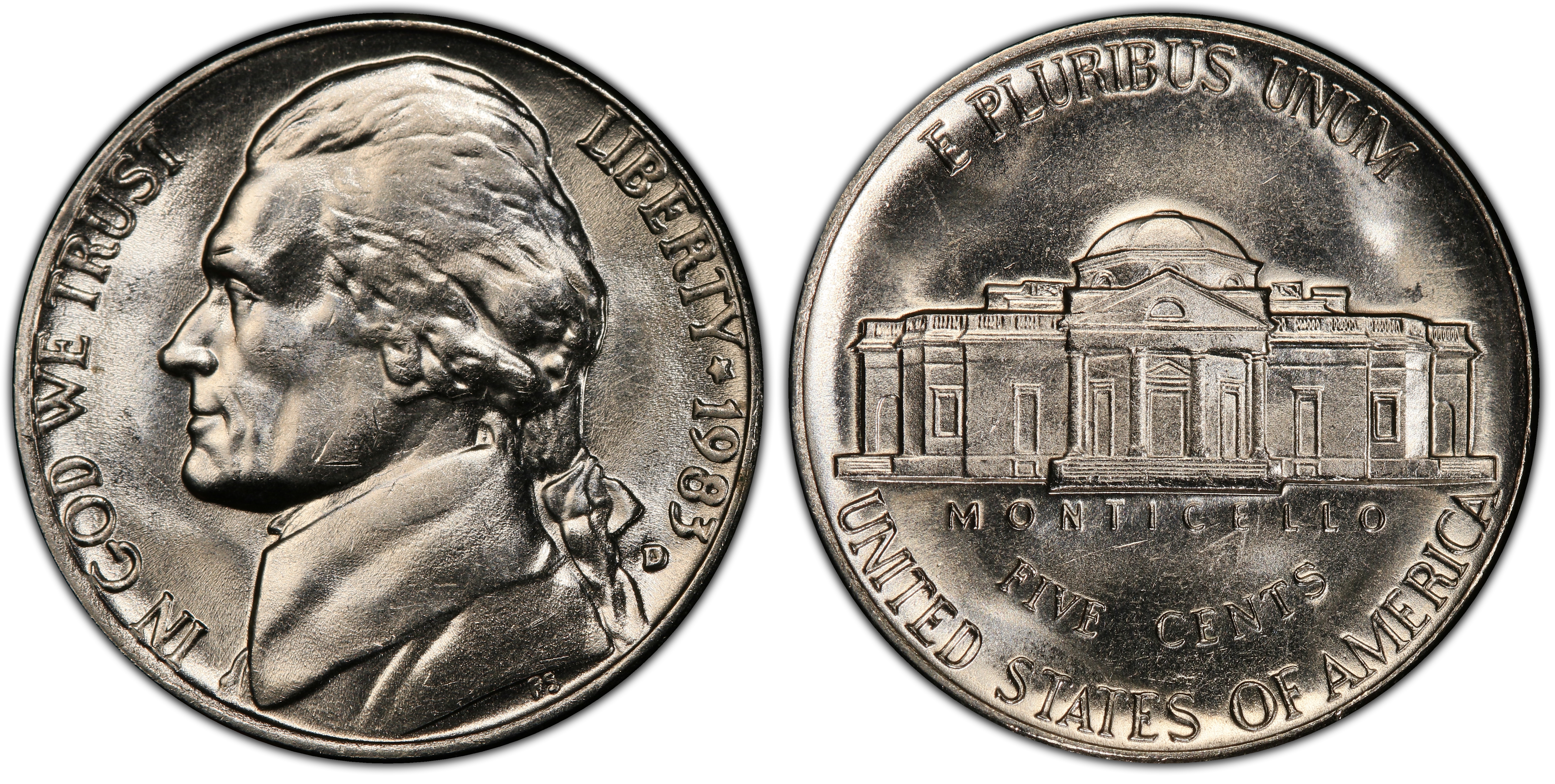 1983-D 5C, FS (Regular Strike) Jefferson Nickel - PCGS CoinFacts