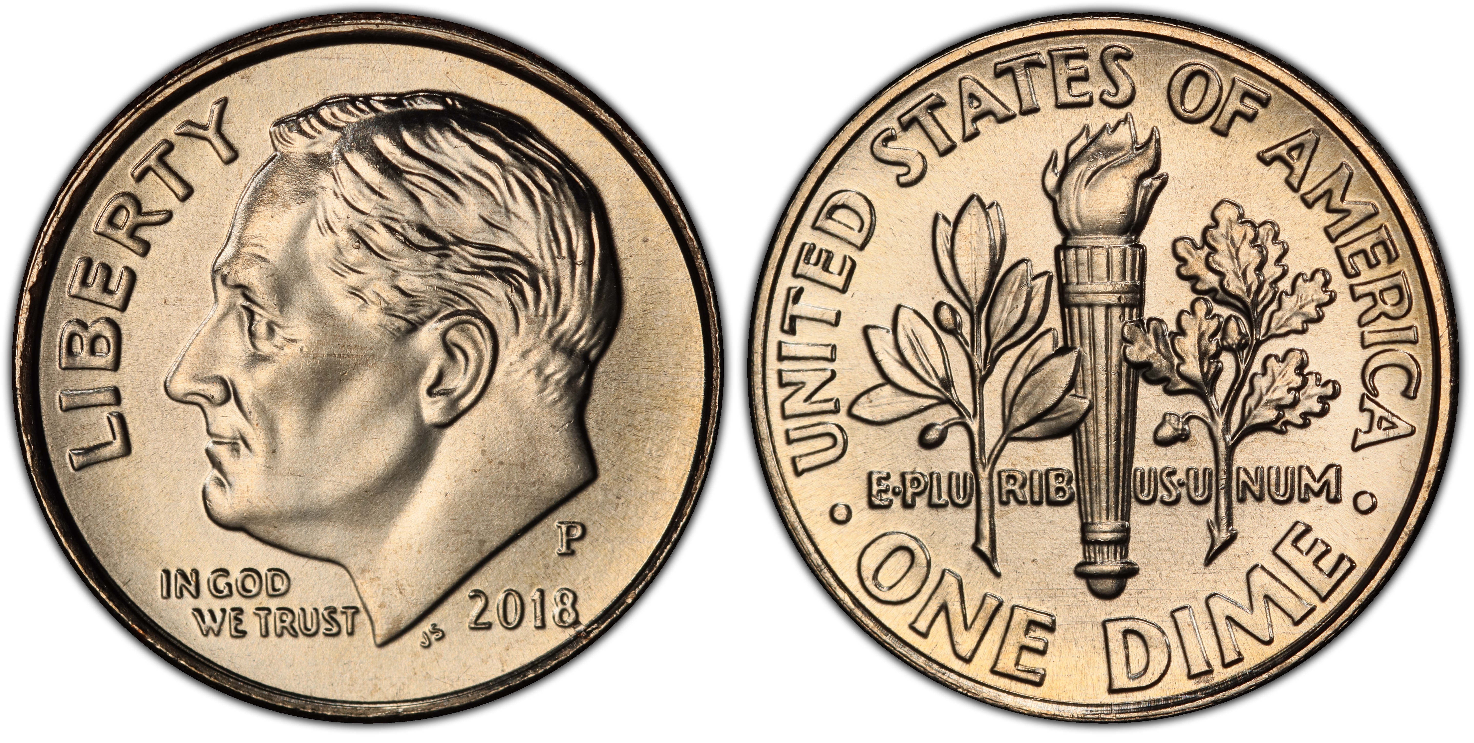 2018-P 10C, FB (Regular Strike) Roosevelt Dime - PCGS CoinFacts