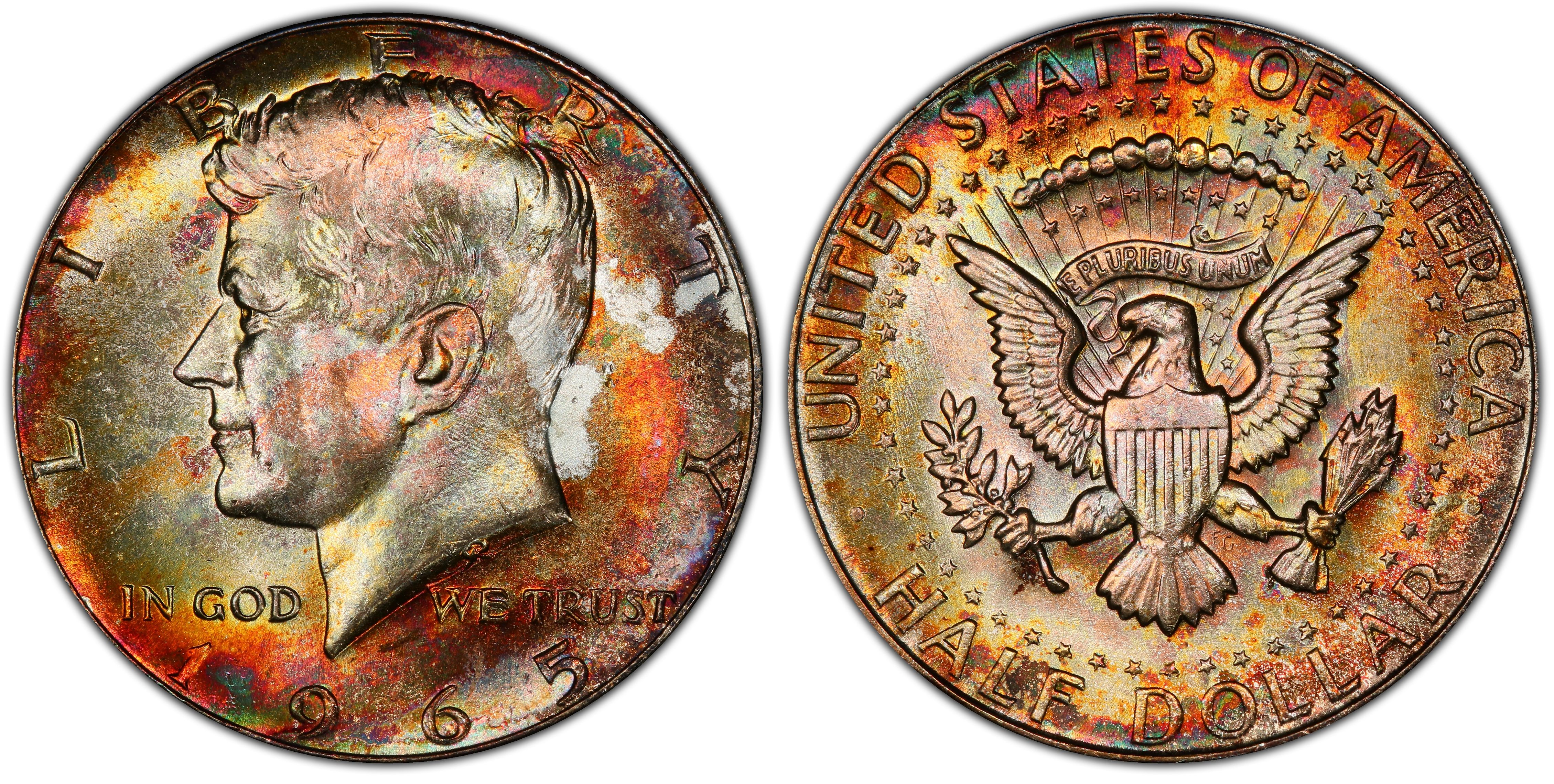 1965 50C (Regular Strike) Kennedy Half Dollar - PCGS CoinFacts