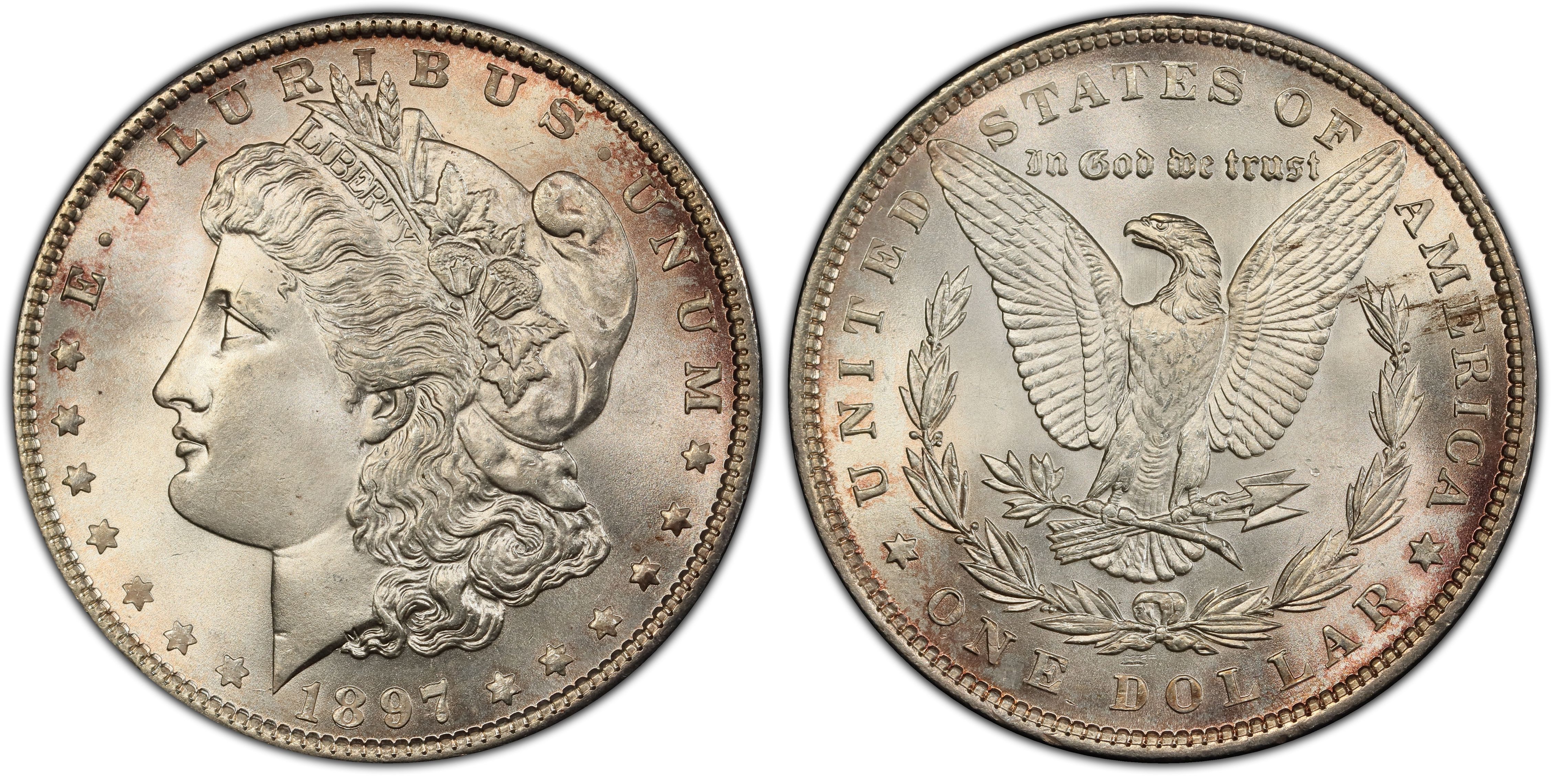 1897 $1 (Regular Strike) Morgan Dollar - PCGS CoinFacts