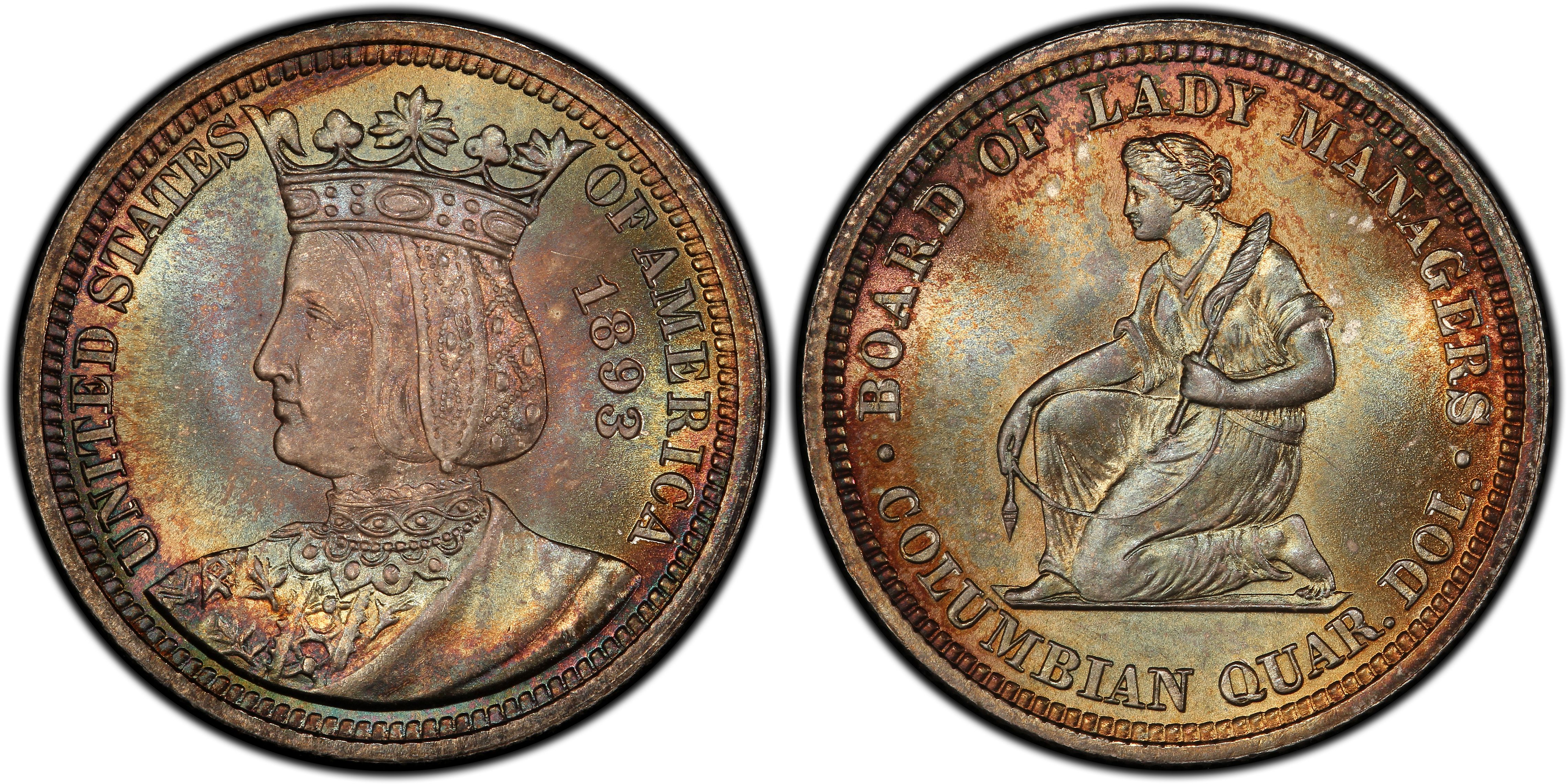 1893 25C Isabella (Regular Strike) Silver Commemorative - PCGS