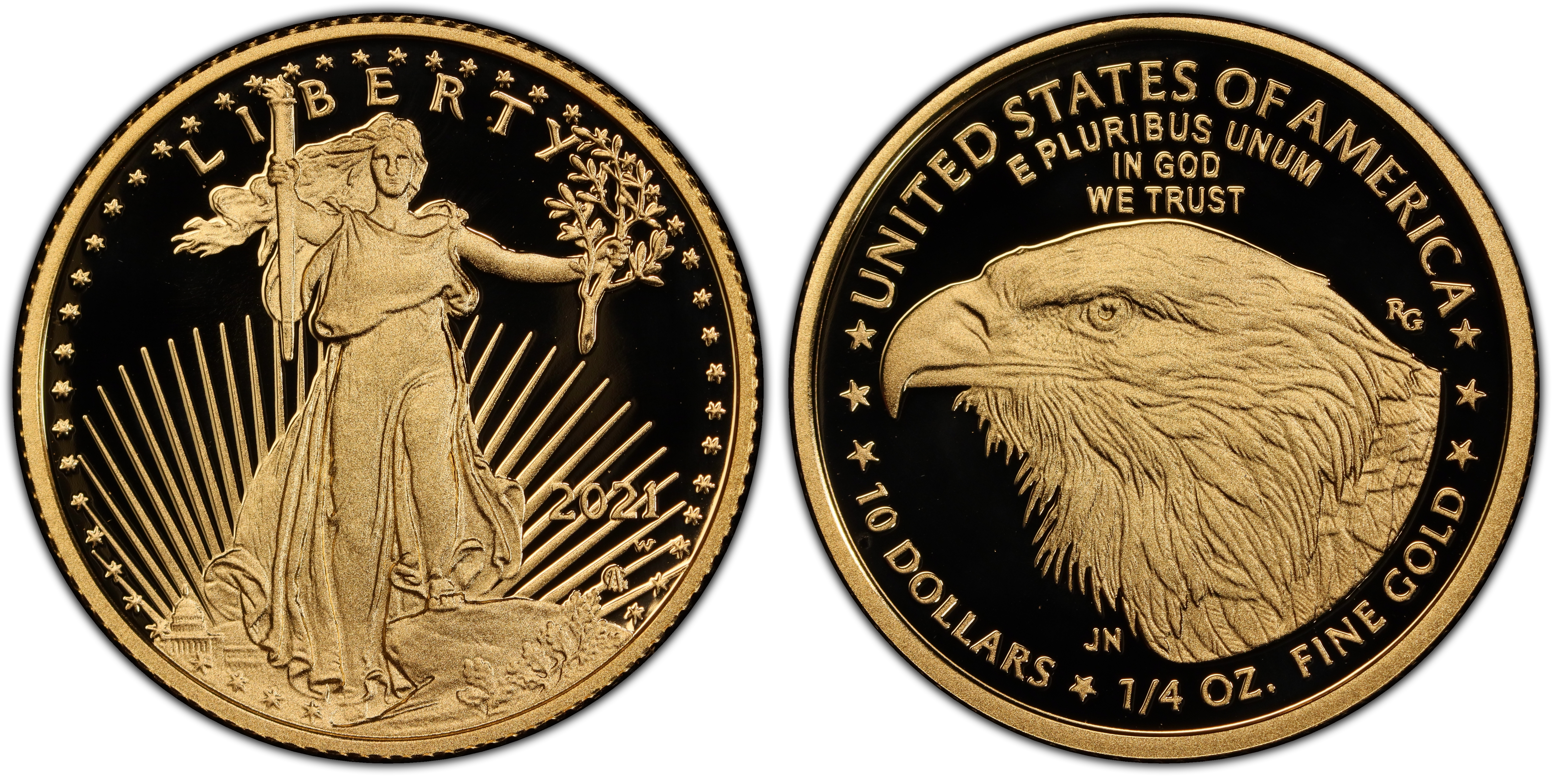 2021-W $10 Gold Eagle - Type 2, DCAM (Proof) Gold Eagles - PCGS