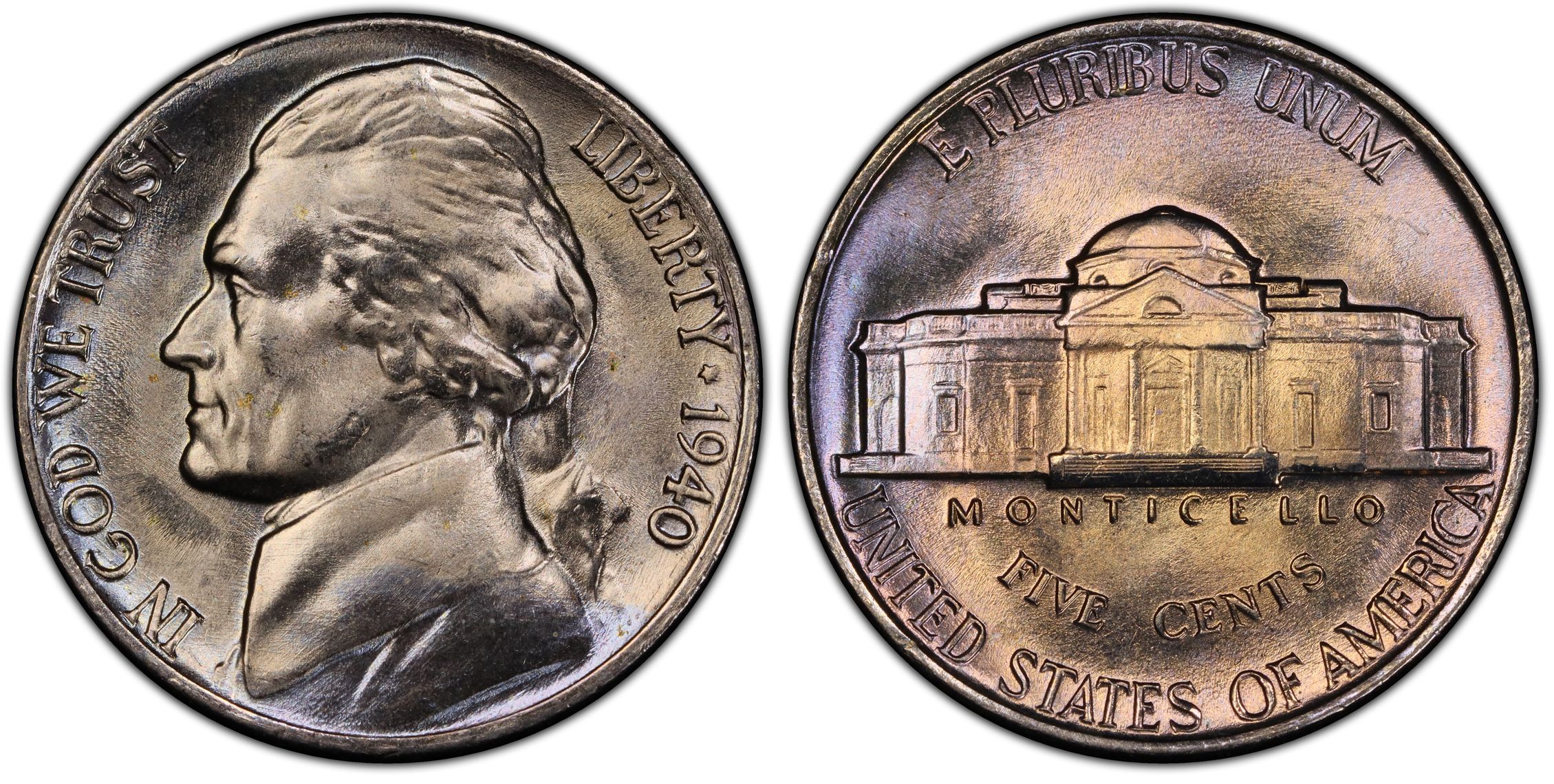 1940 5C Regular Strike Jefferson Nickel PCGS CoinFacts