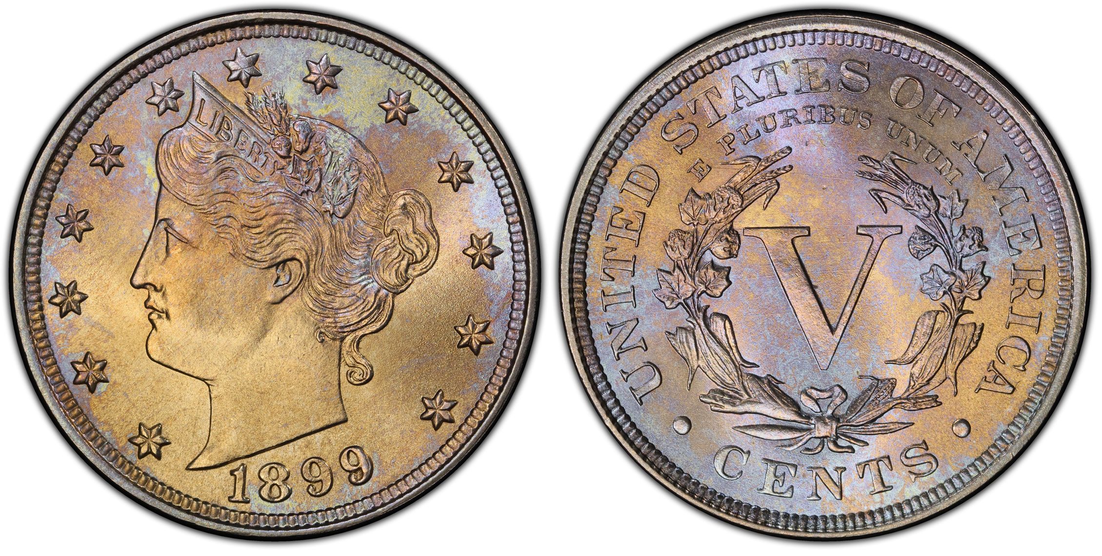 1899 5C (Regular Strike) Liberty Nickel - PCGS CoinFacts