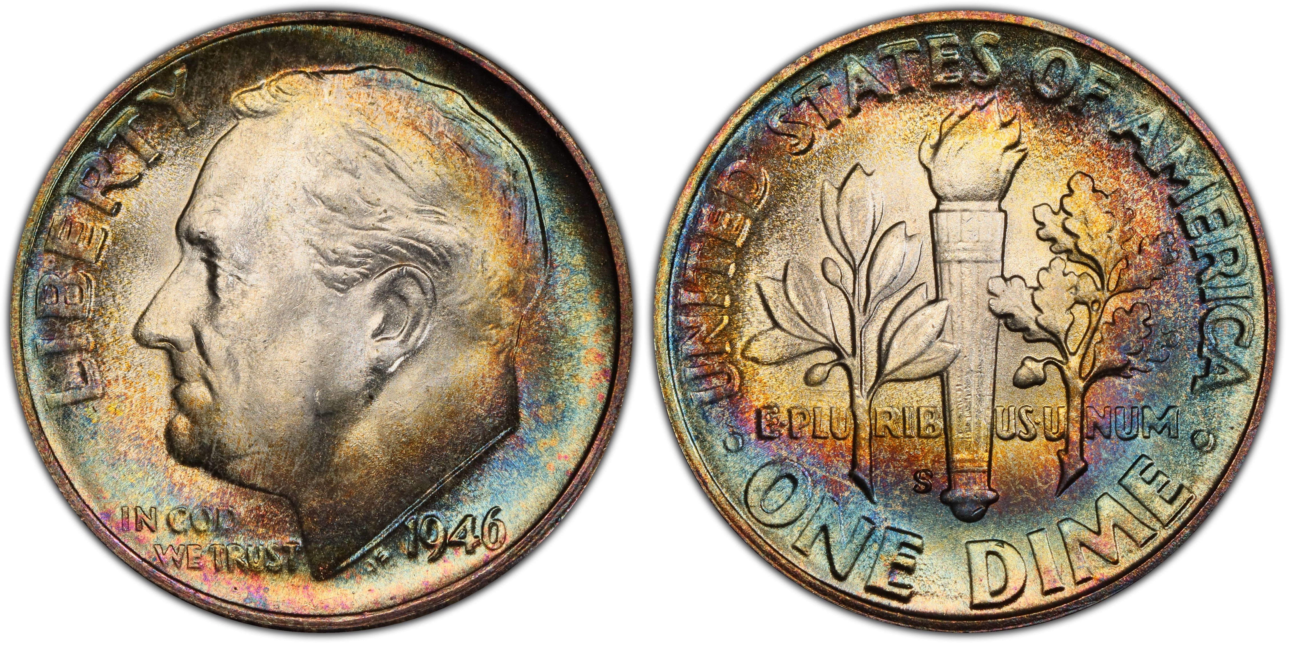 1946-S 10C, FB (Regular Strike) Roosevelt Dime - PCGS CoinFacts