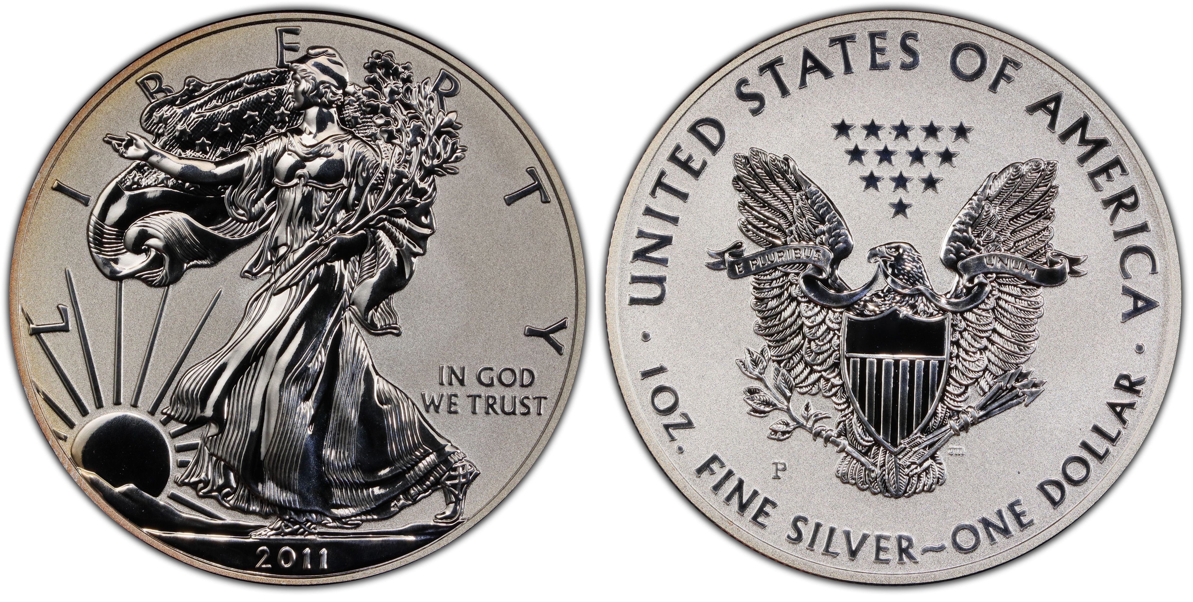 2011-P $1 Silver Eagle Rev PR 25th Anniversary Set (Proof) Silver