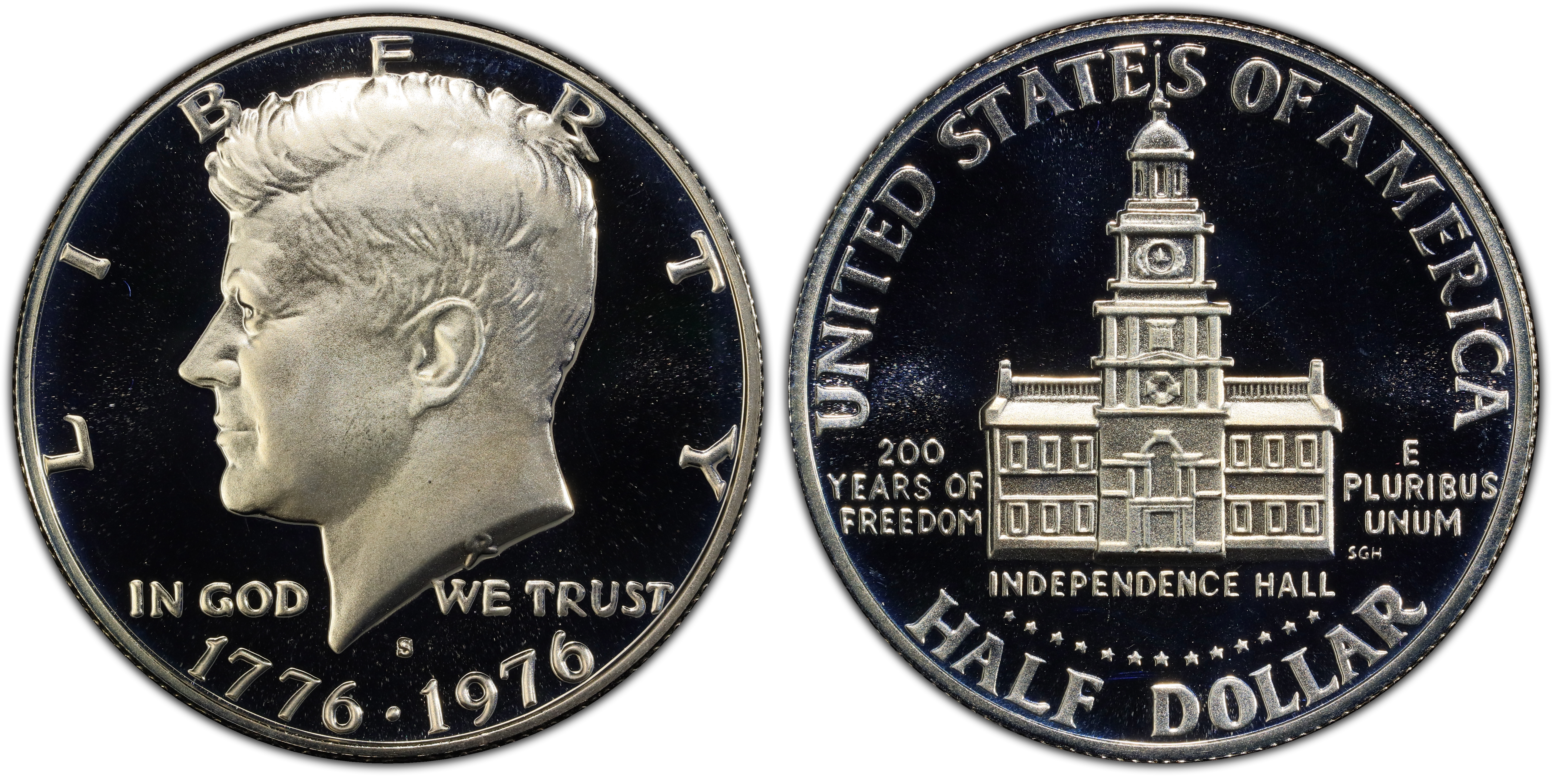 1976-S 50C Silver, DCAM (Proof) Kennedy Half Dollar - PCGS CoinFacts