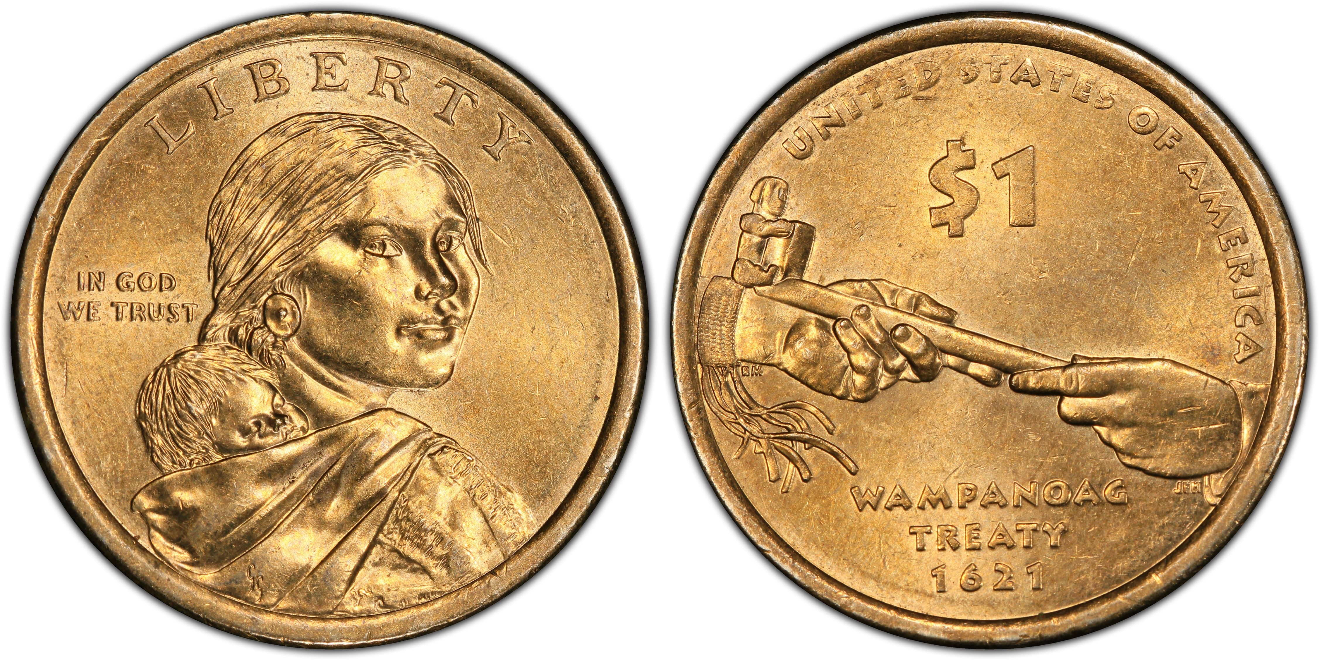 2011-D $1 Native American, Position B (Regular Strike) Sacagawea