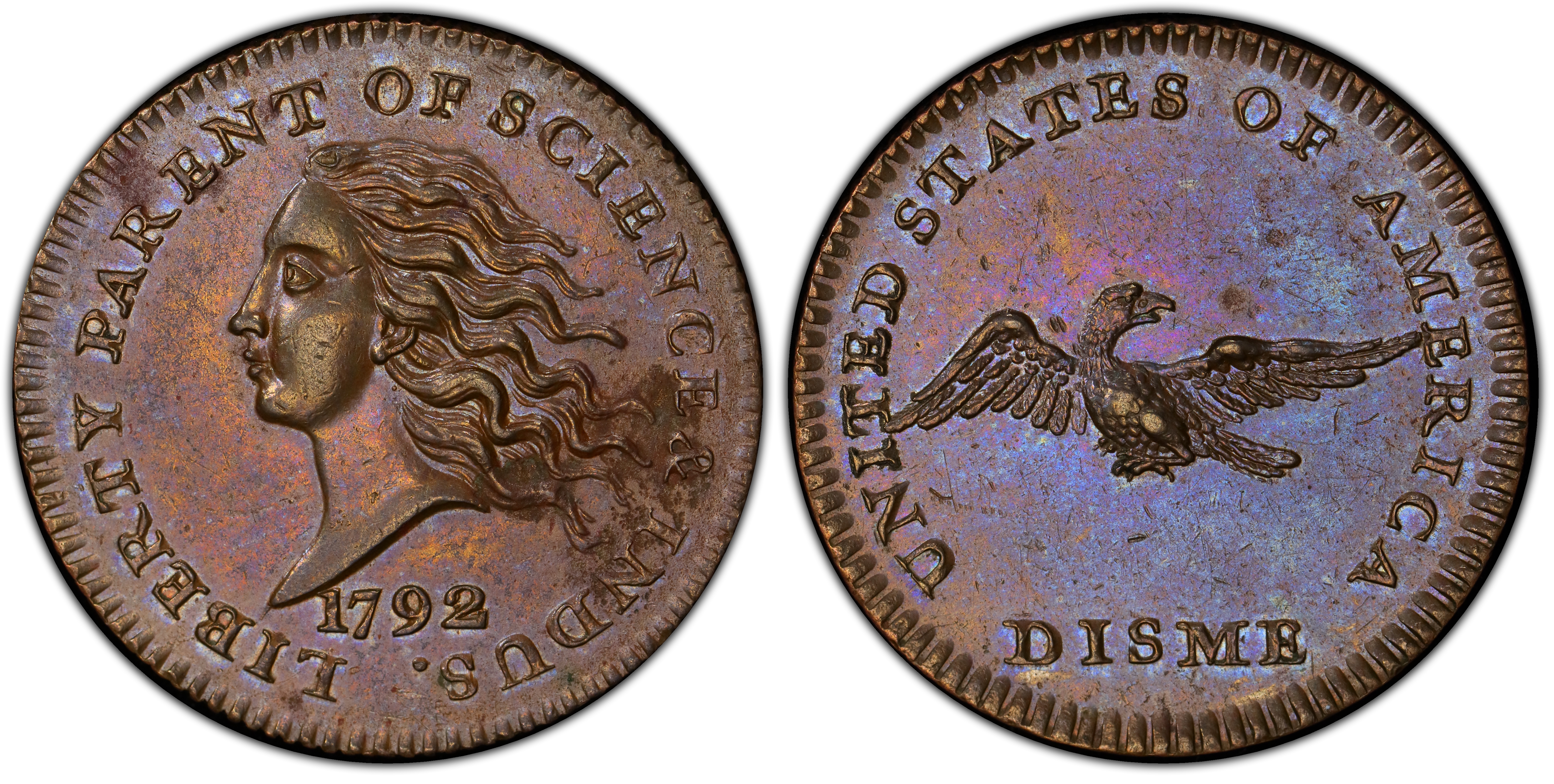 1792 10C J 10 BN Special Strike Patterns PCGS CoinFacts