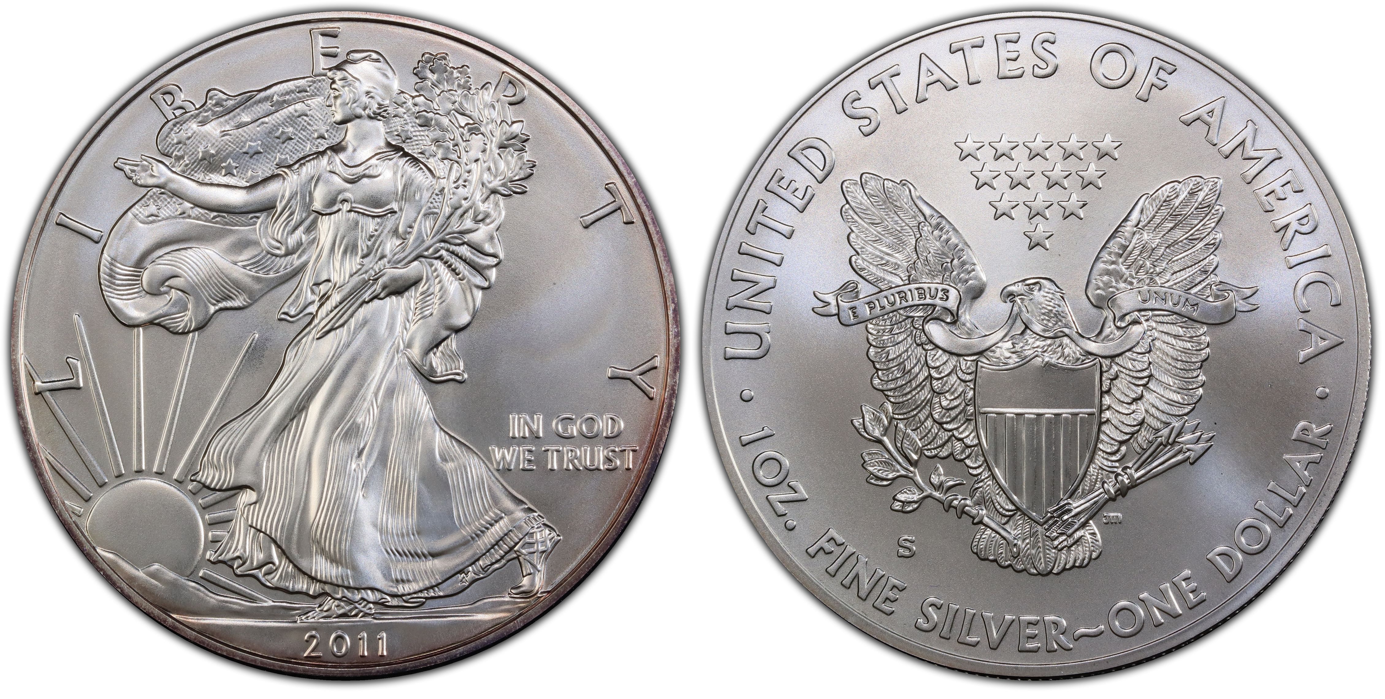 2011-S $1 Silver Eagle 25th Anniversary Set (Regular Strike