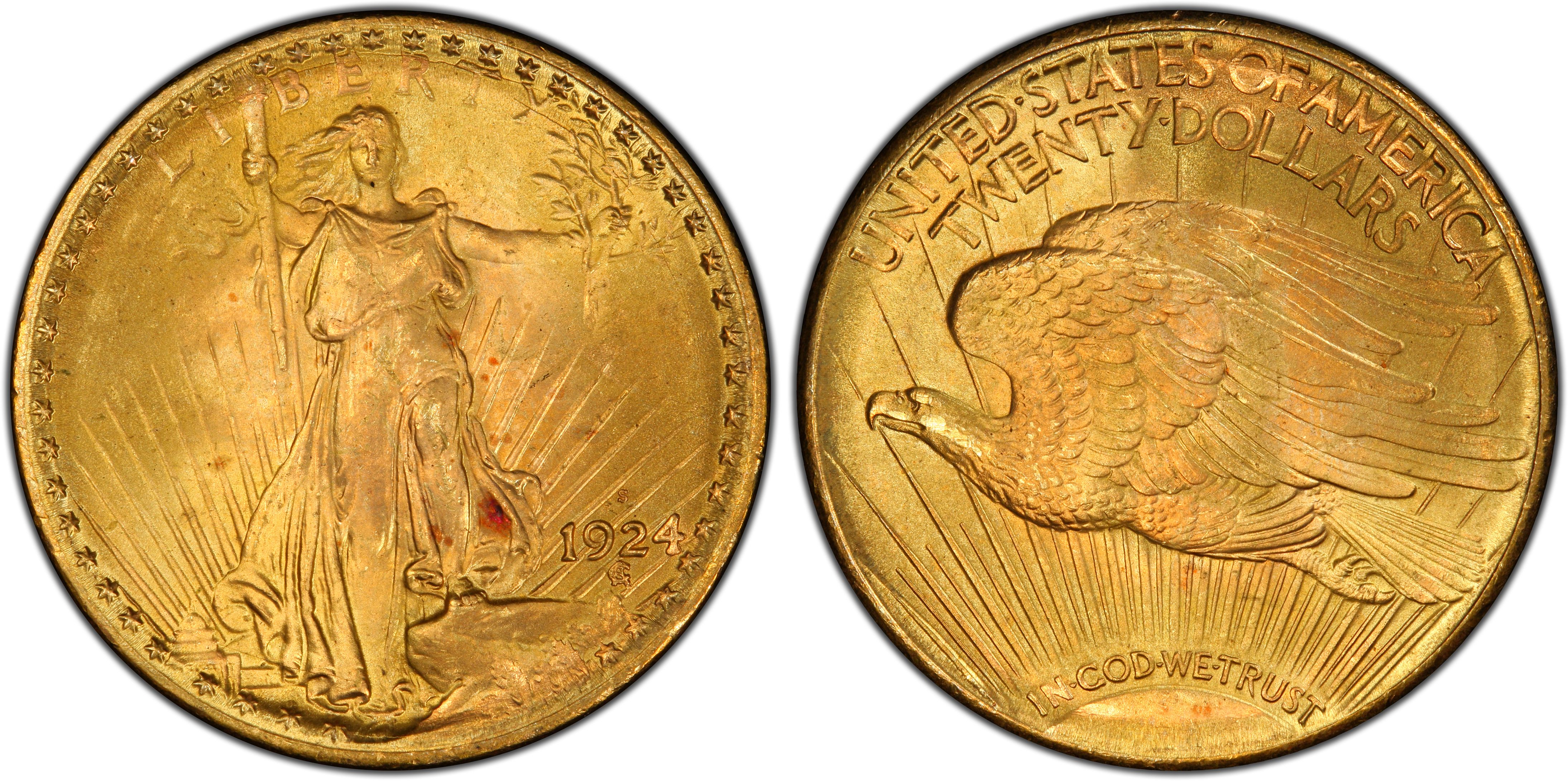 1924-S $20 (Regular Strike) St. Gaudens $20 - PCGS CoinFacts