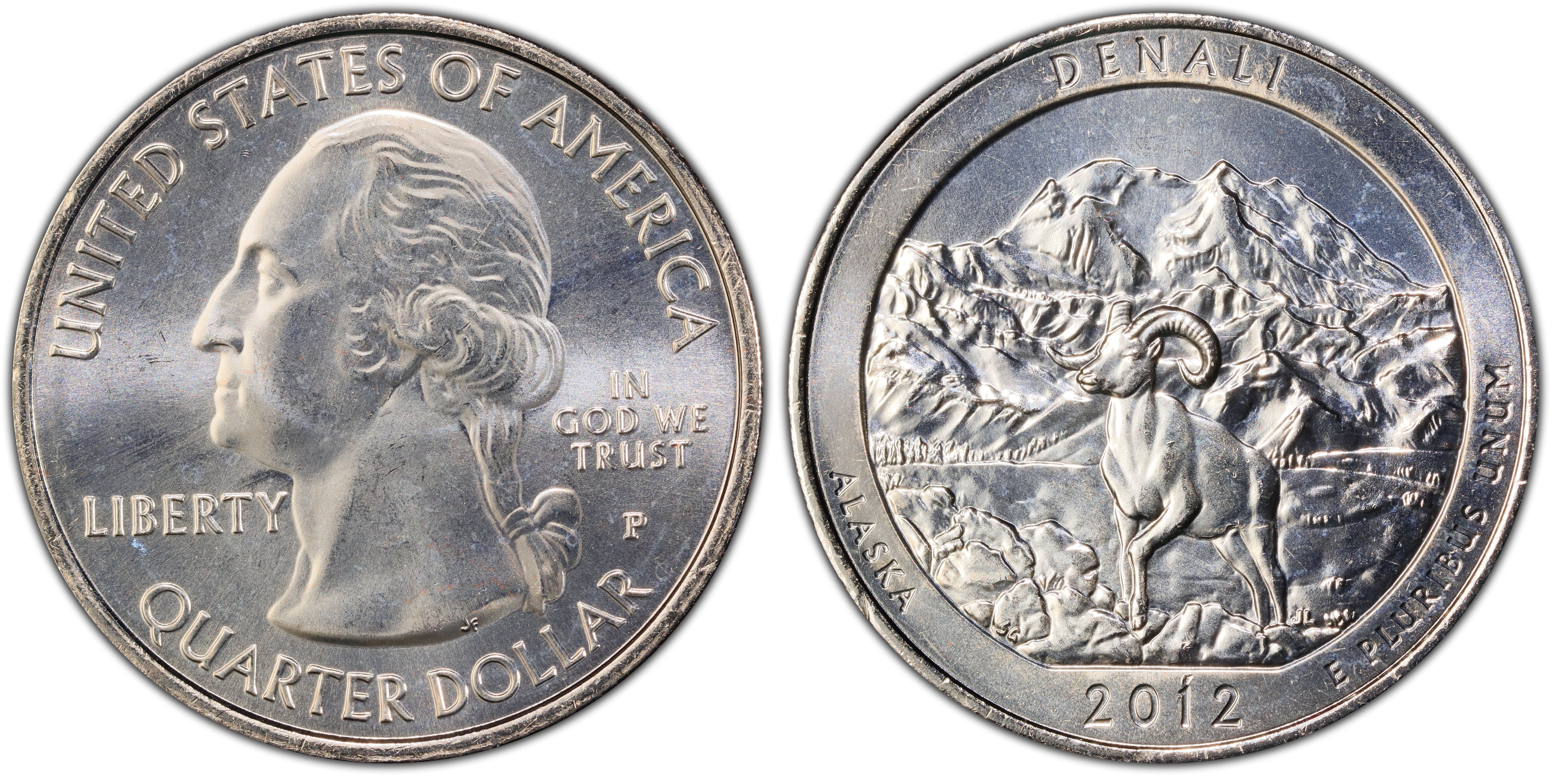 2012-P 25C Denali NP (Regular Strike) Washington America the Beautiful  Quarters - PCGS CoinFacts