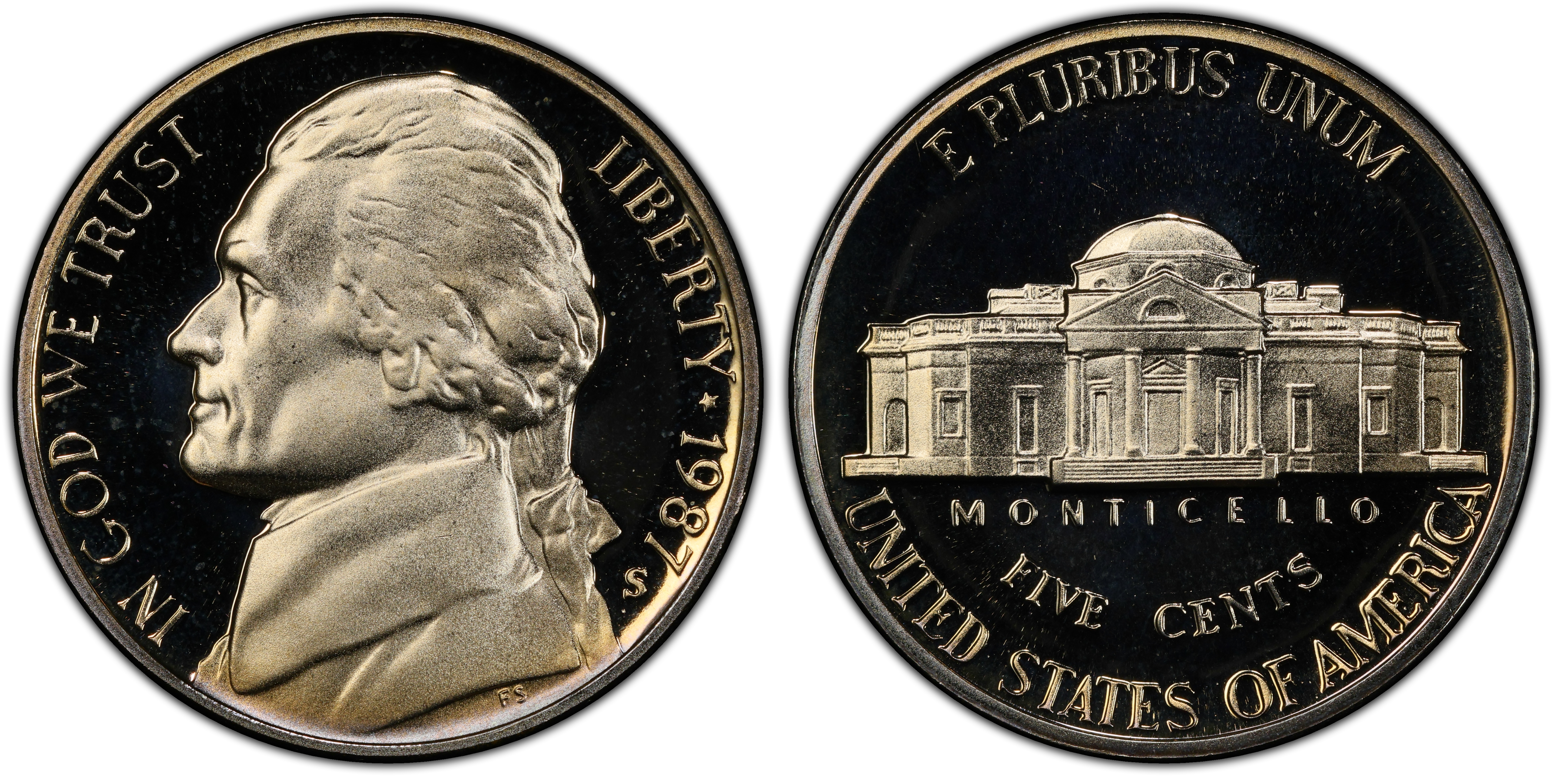 1987-S 5C, DCAM (Proof) Jefferson Nickel - PCGS CoinFacts