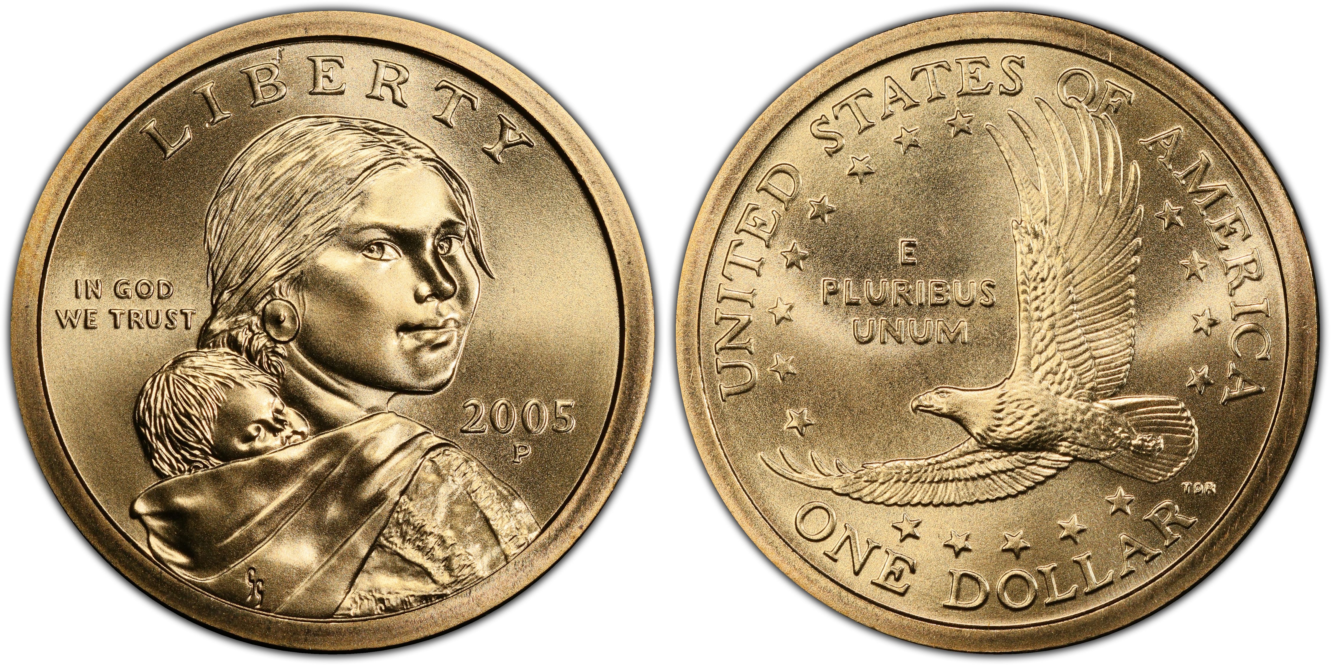 2005-P SAC$1 Satin Finish (Special Strike) Sacagawea Dollar - PCGS