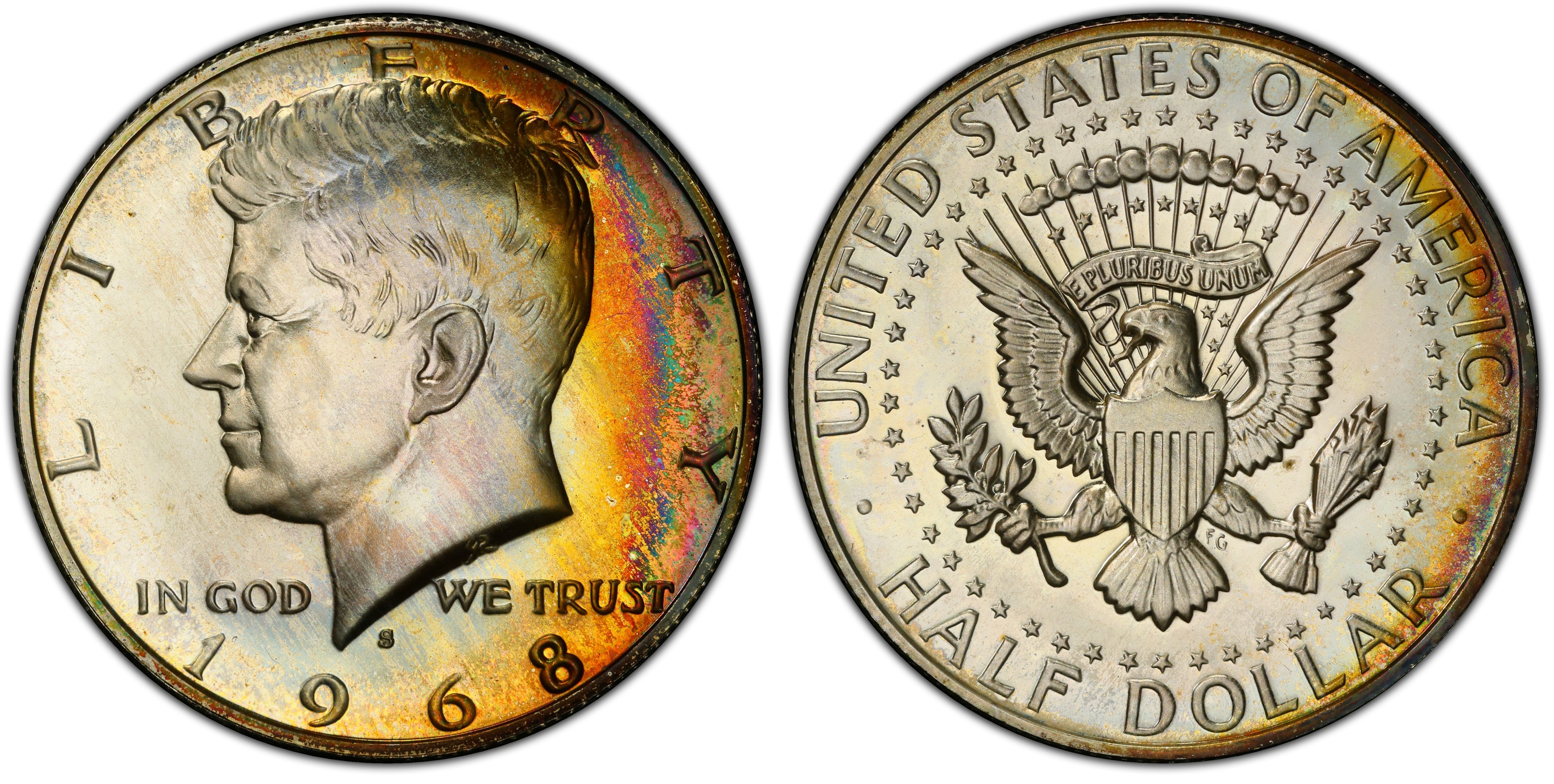 1968-S 50C, CAM (Proof) Kennedy Half Dollar - PCGS CoinFacts