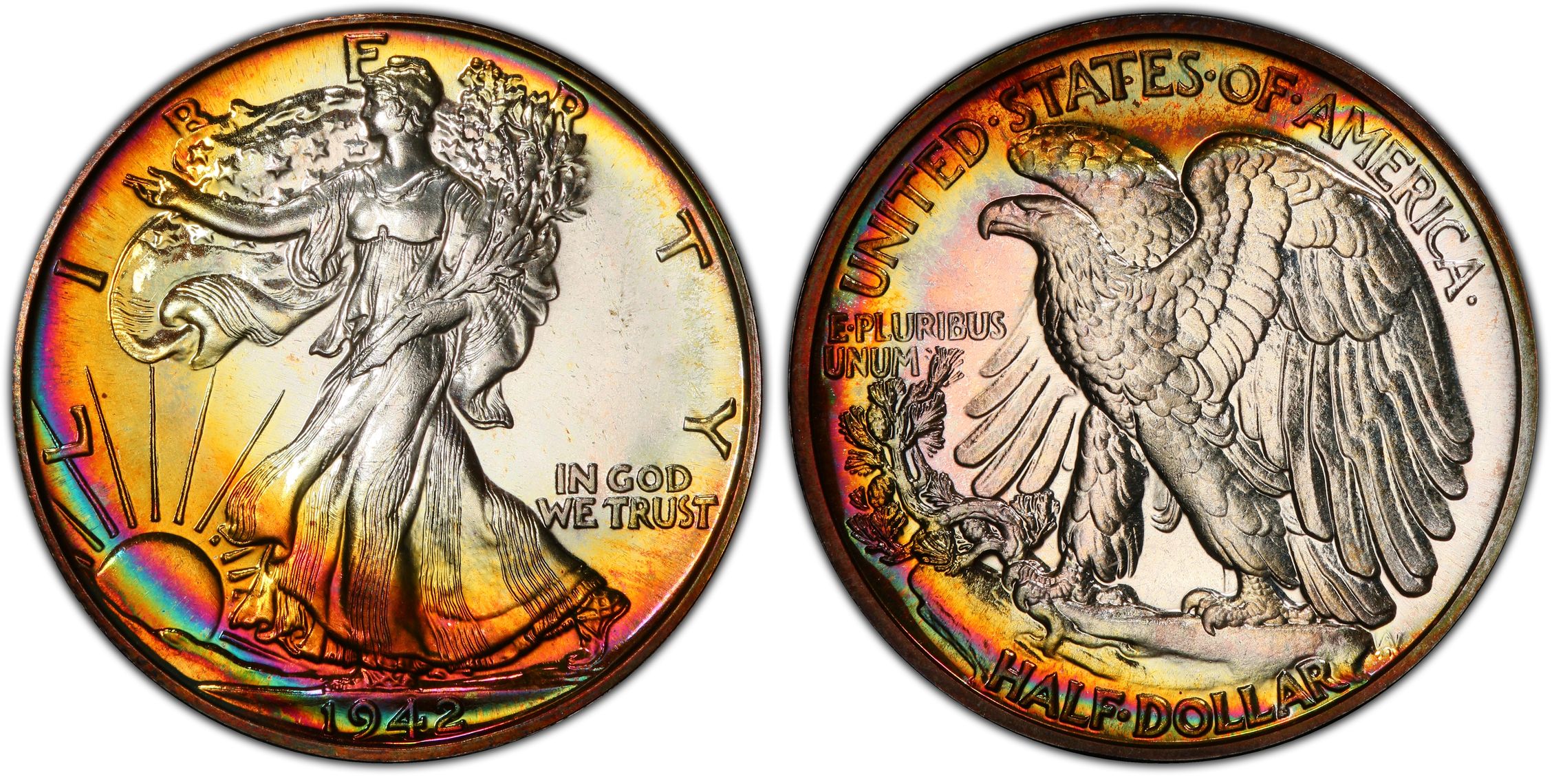 1942 50C (Proof) Walking Liberty Half Dollar - PCGS CoinFacts