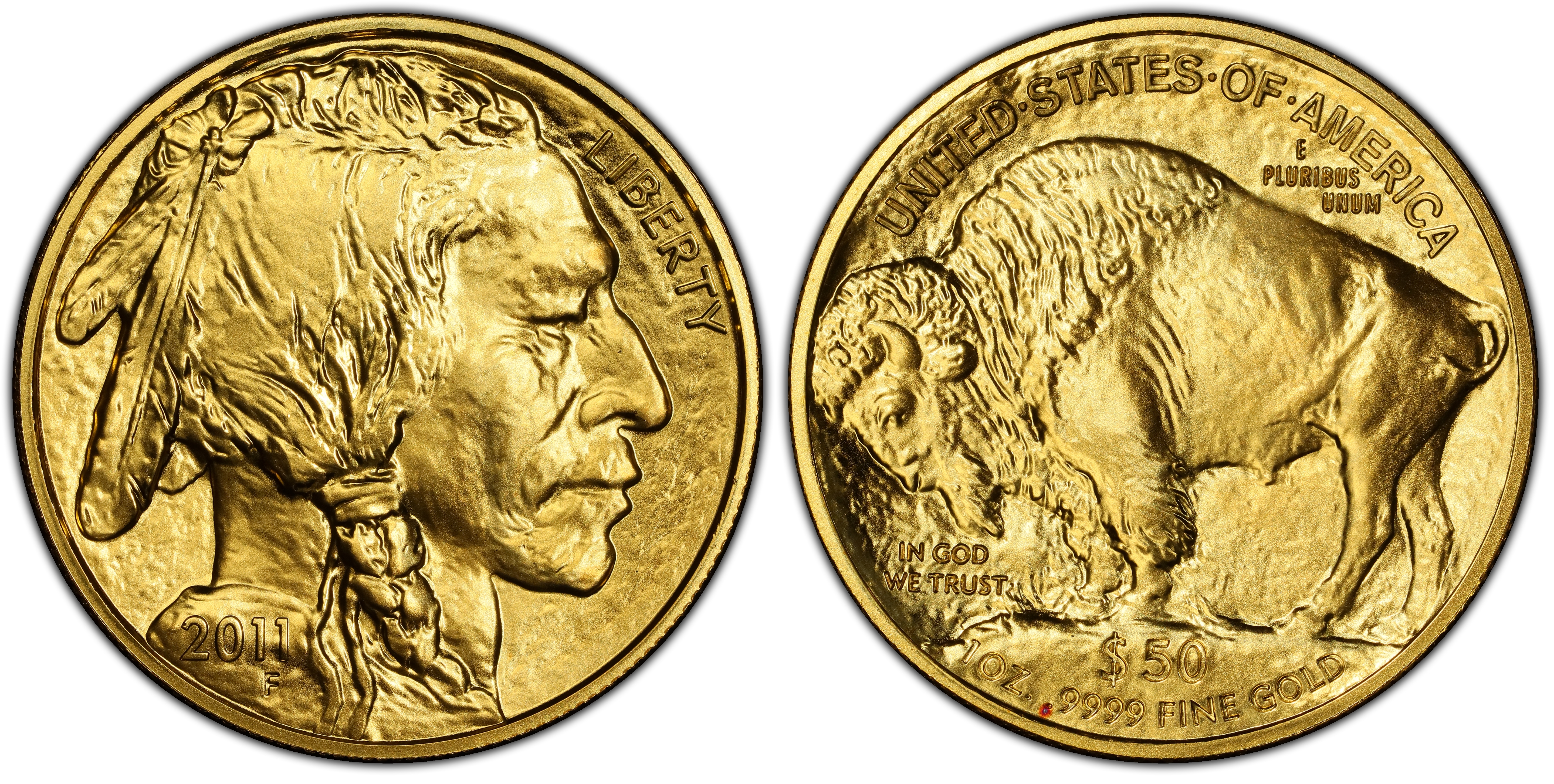 2011 $50 American Buffalo .9999 Fine Gold (Regular Strike) Gold