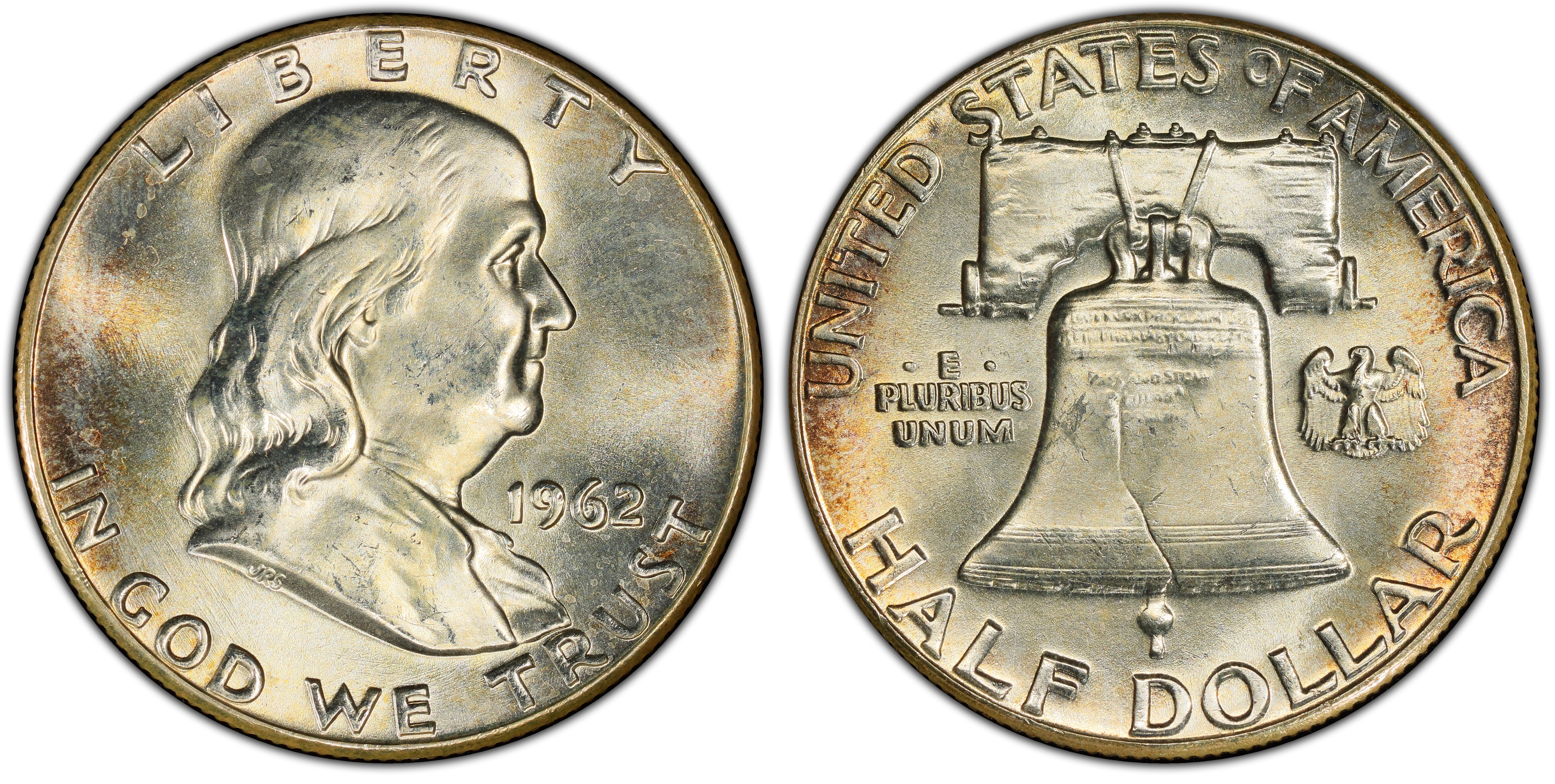 1962 50C, FBL (Regular Strike) Franklin Half Dollar - PCGS CoinFacts