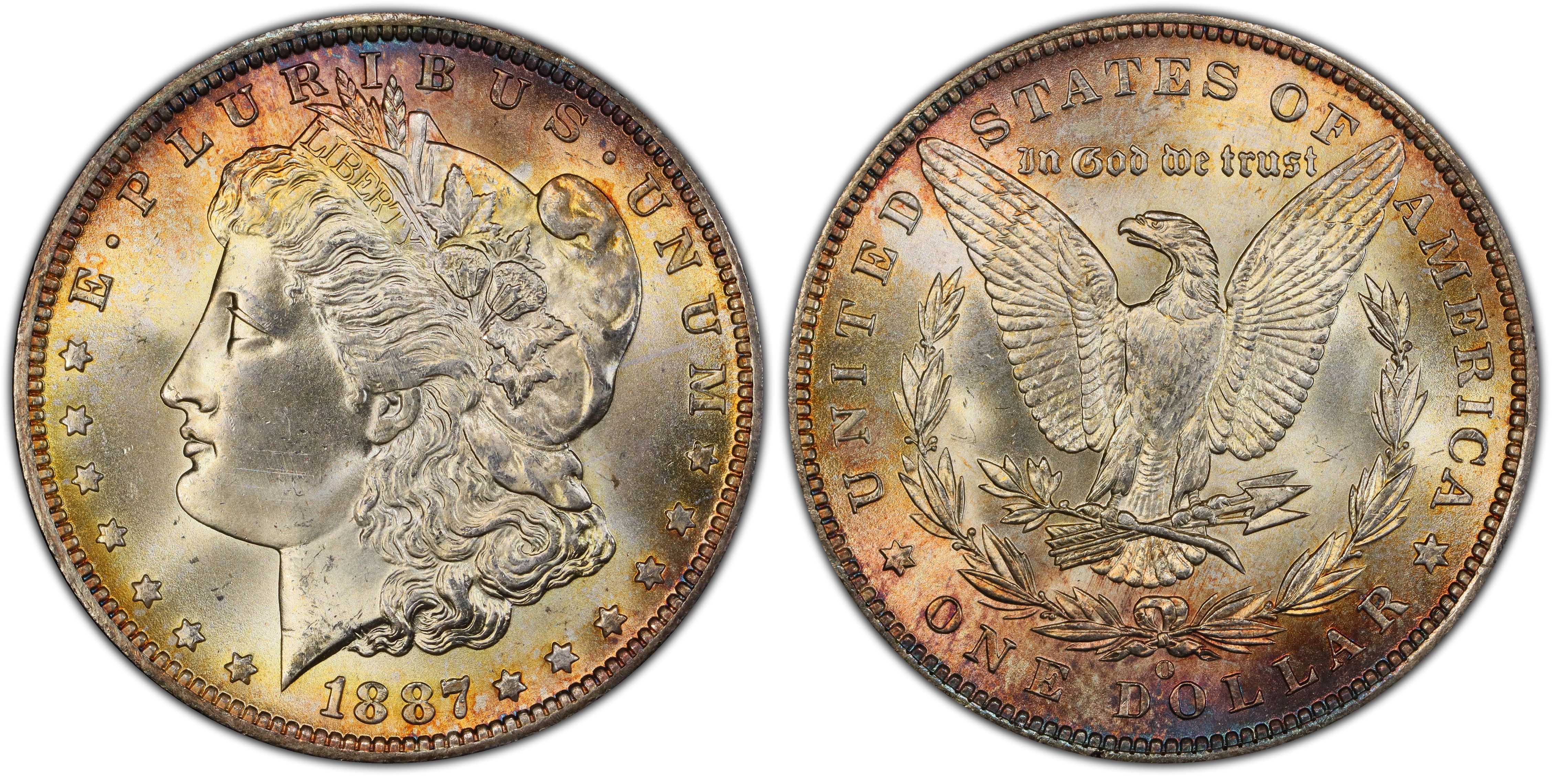 1887-O $1 (Regular Strike) Morgan Dollar - PCGS CoinFacts