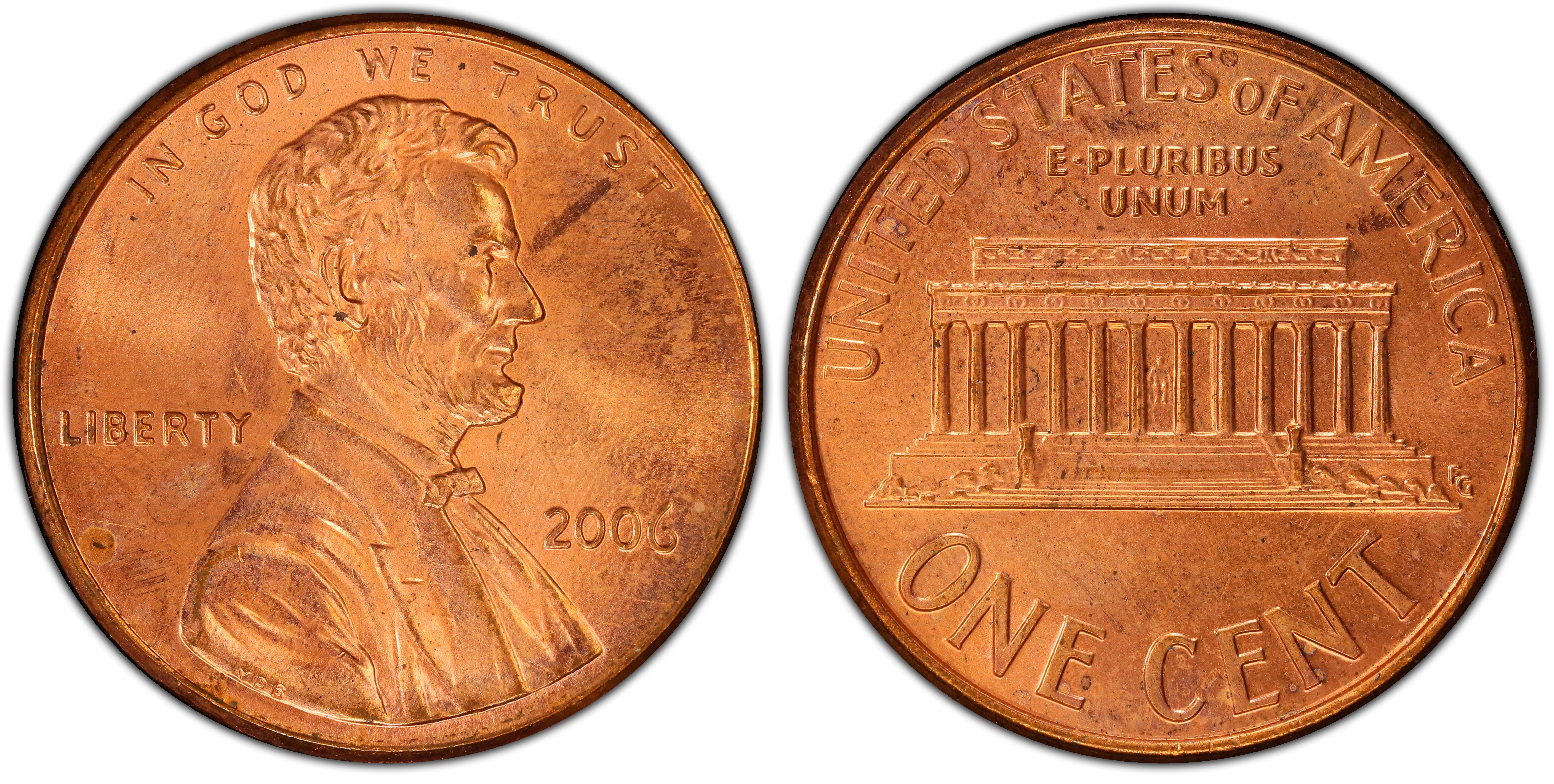 2006 1C DDO FS-101, RD (Regular Strike) Lincoln Cent (Modern