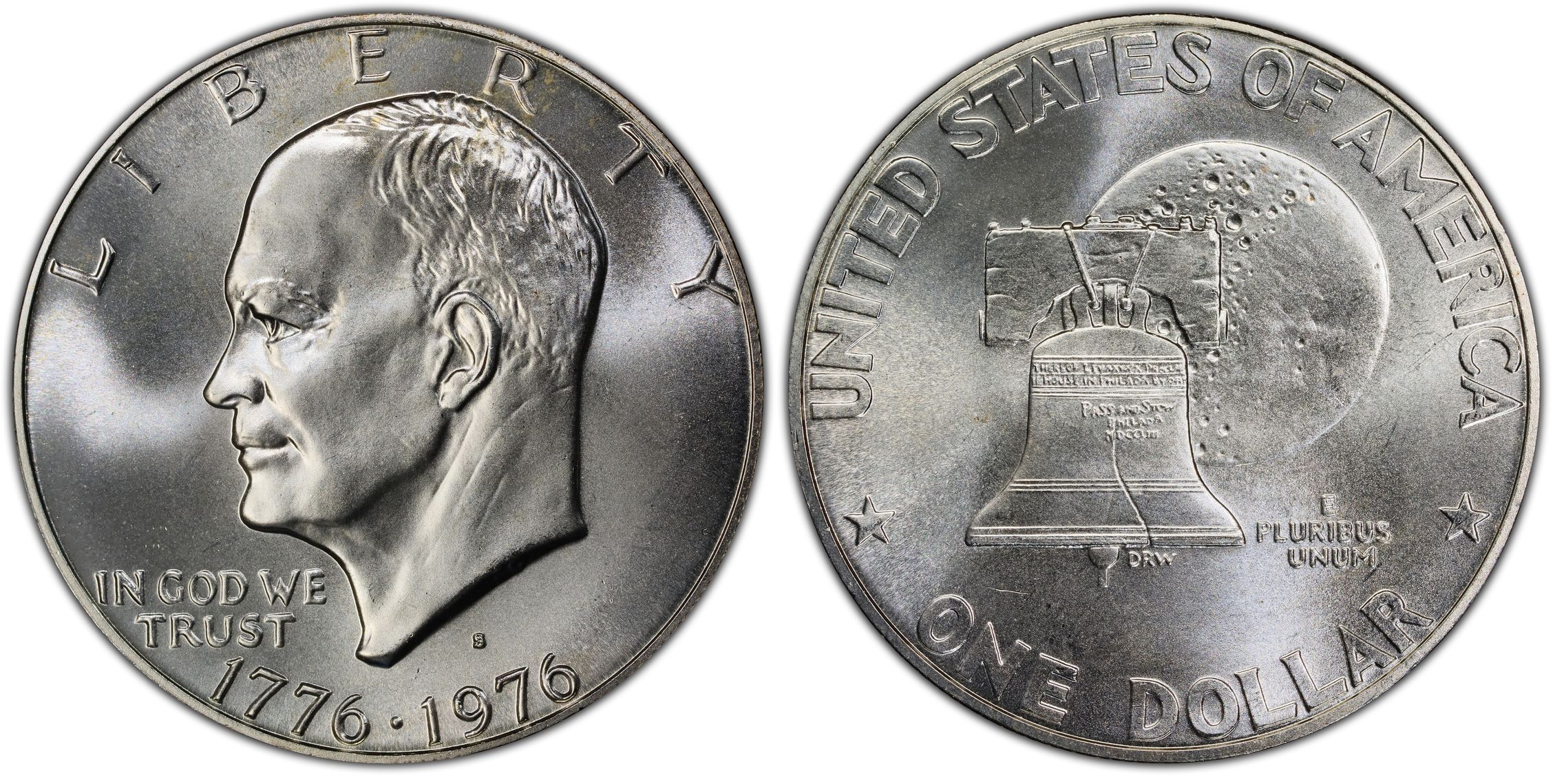 1976-S $1 Silver (Regular Strike) Ike Dollar - PCGS CoinFacts