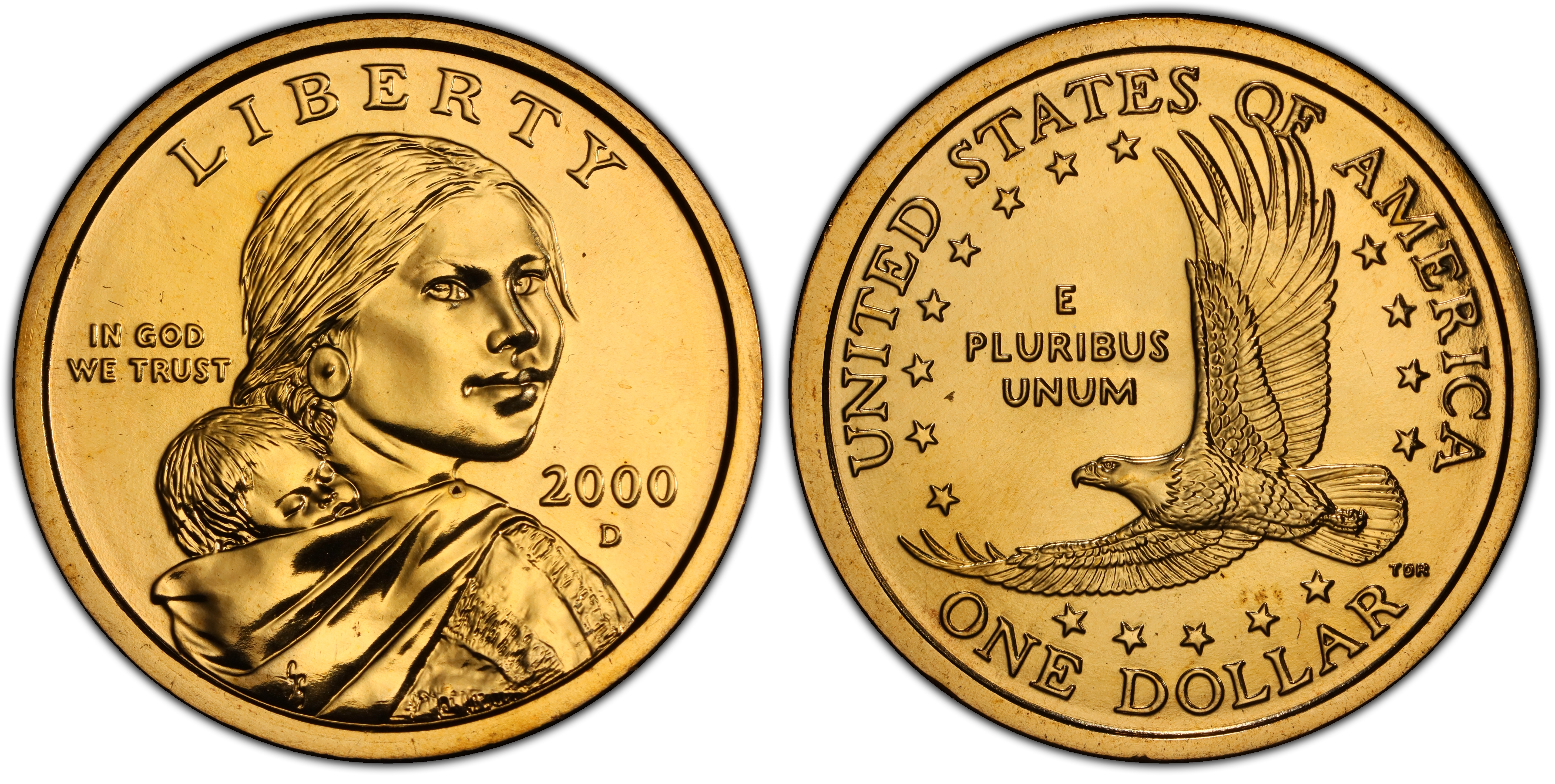 2000-D SAC$1 VIP Strike (Special Strike) Sacagawea Dollar - PCGS CoinFacts