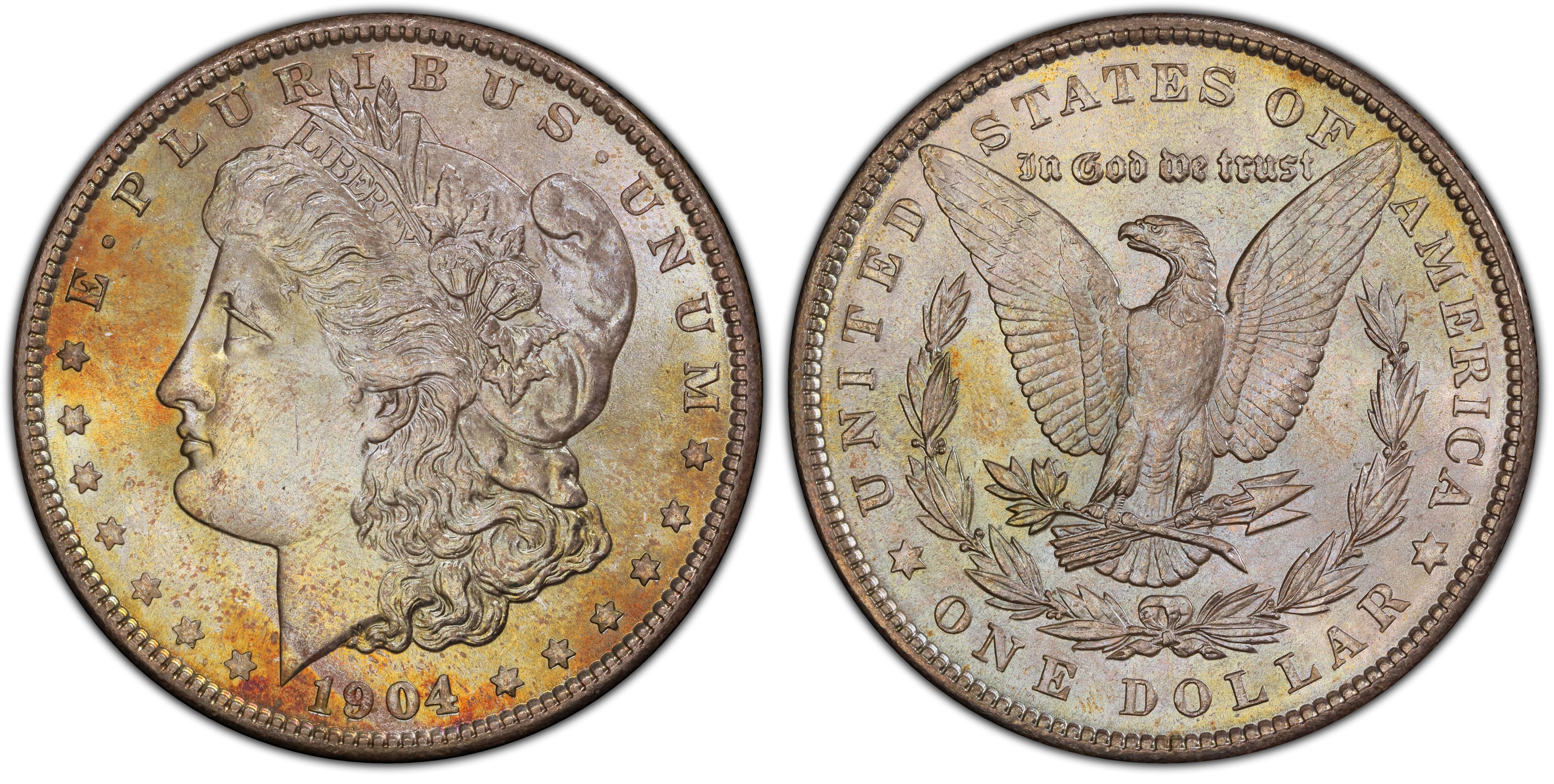 Buy 1904-O Morgan Silver Dollar Toned MS60 Online