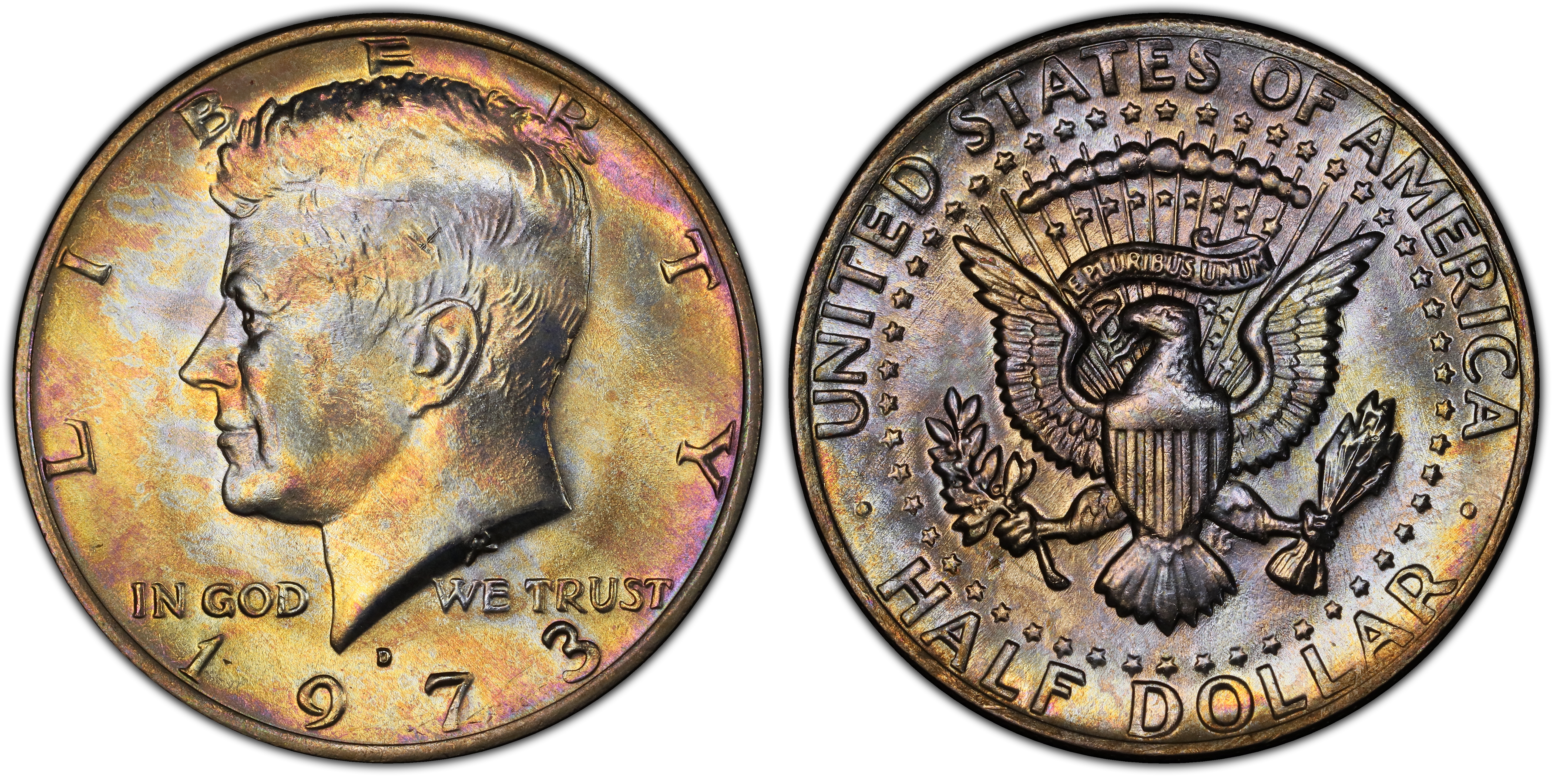 1973-D 50C (Regular Strike) Kennedy Half Dollar - PCGS CoinFacts