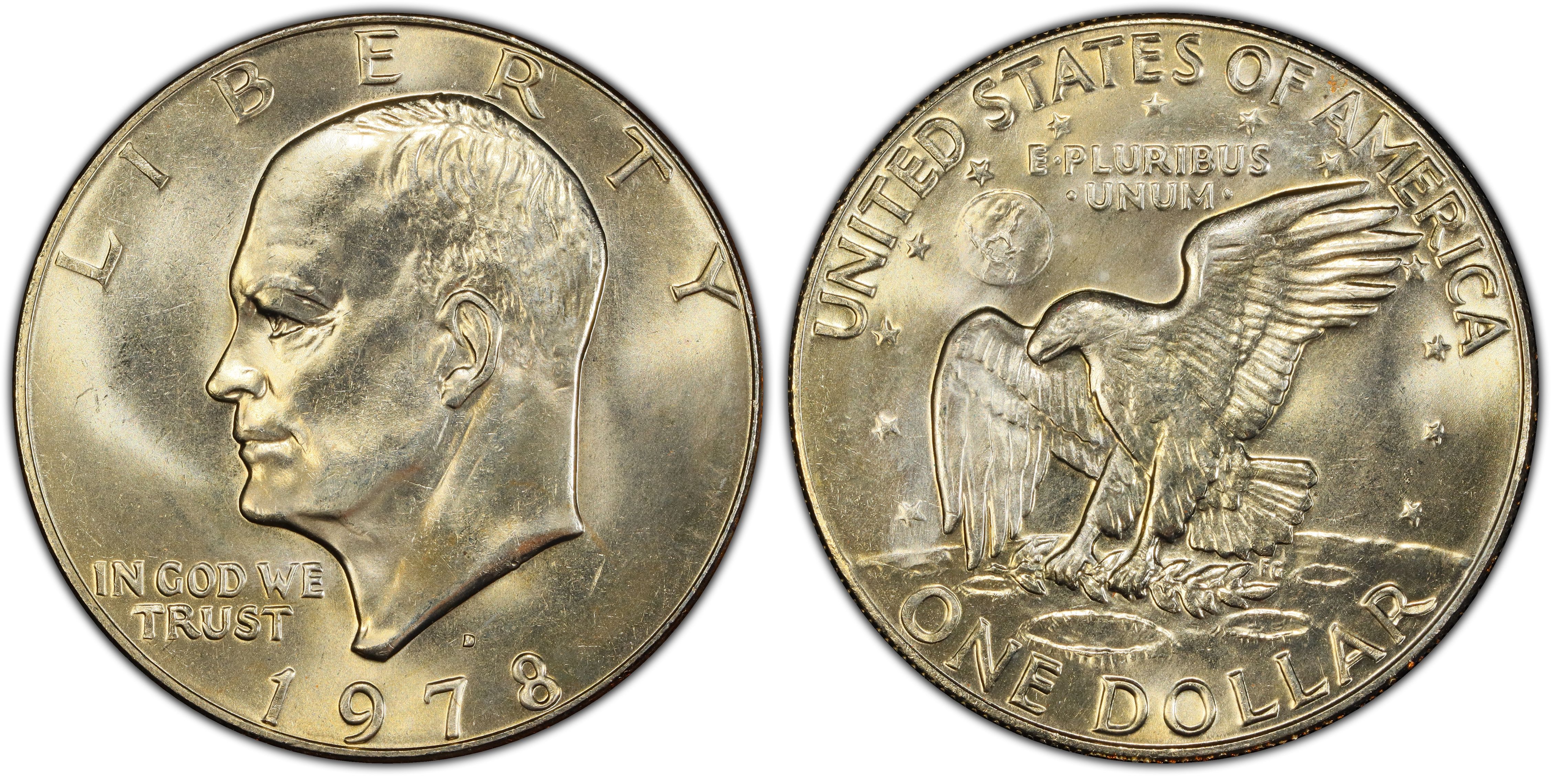 1978-D $1 (Regular Strike) Ike Dollar - PCGS CoinFacts