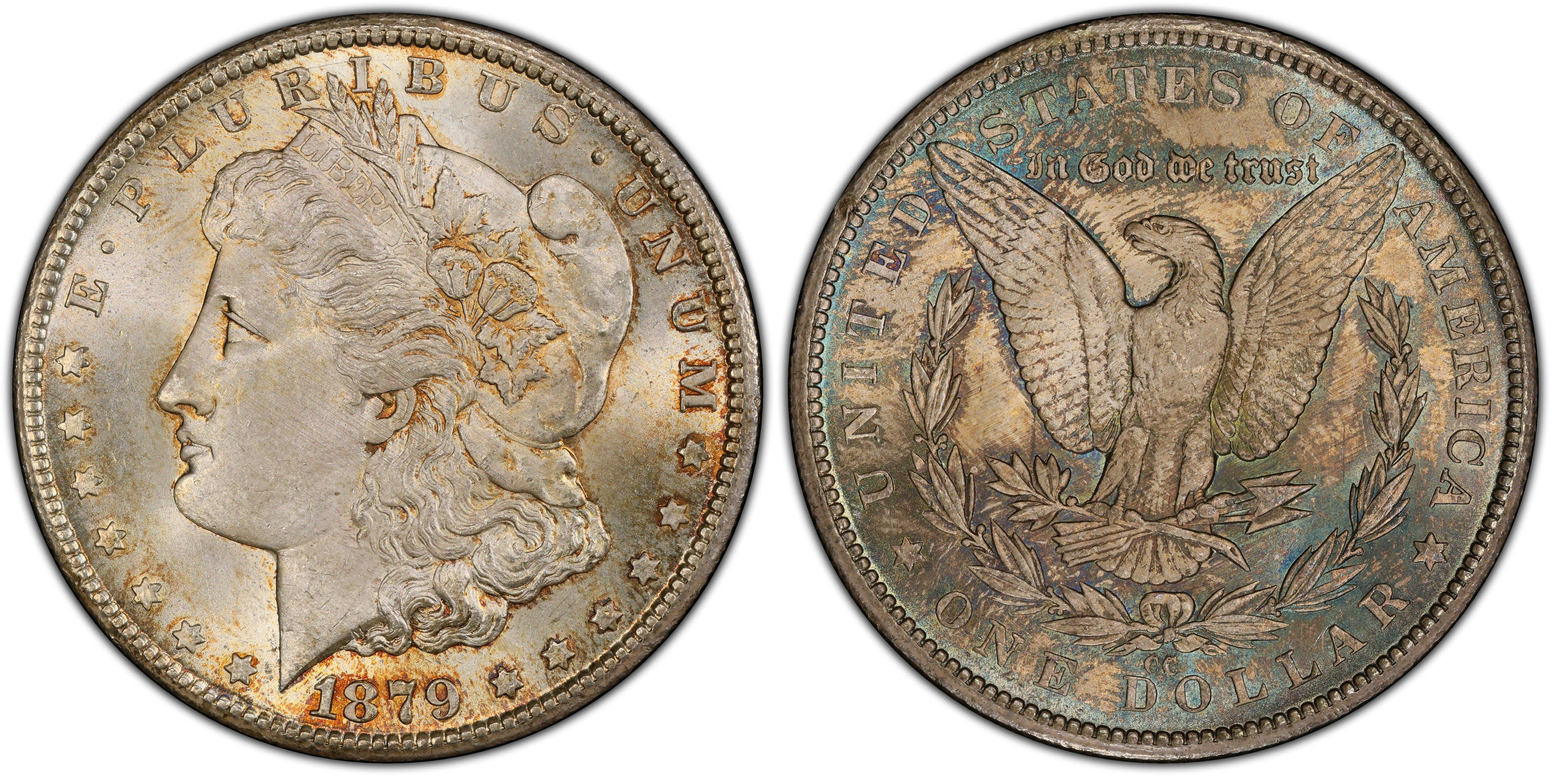 1879-CC $1 VAM 3 Capped Die (Regular Strike) Morgan Dollar - PCGS