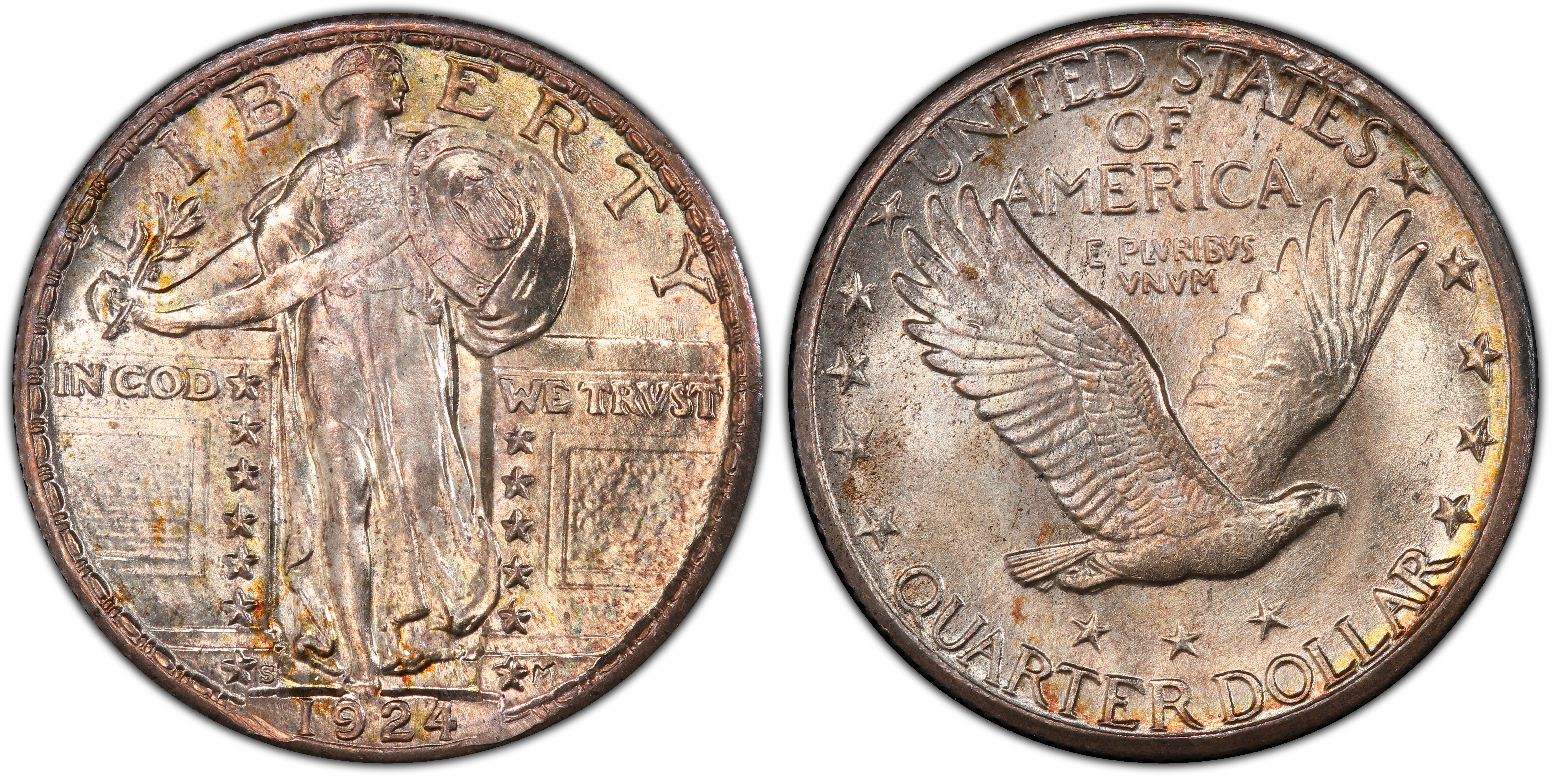 1924-S 25C (Regular Strike) Standing Liberty Quarter - PCGS CoinFacts