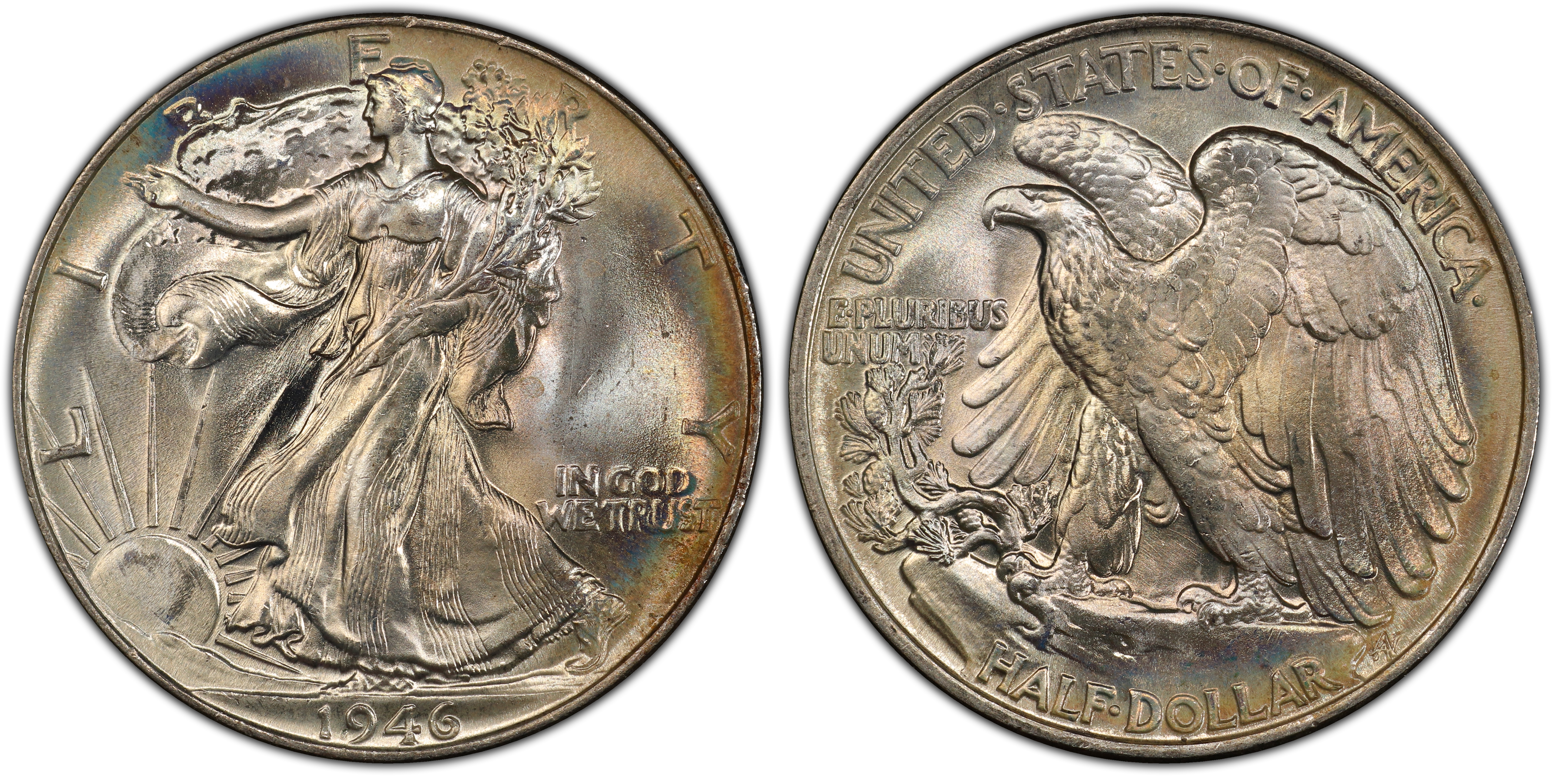 1946 50C (Regular Strike) Walking Liberty Half Dollar - PCGS CoinFacts