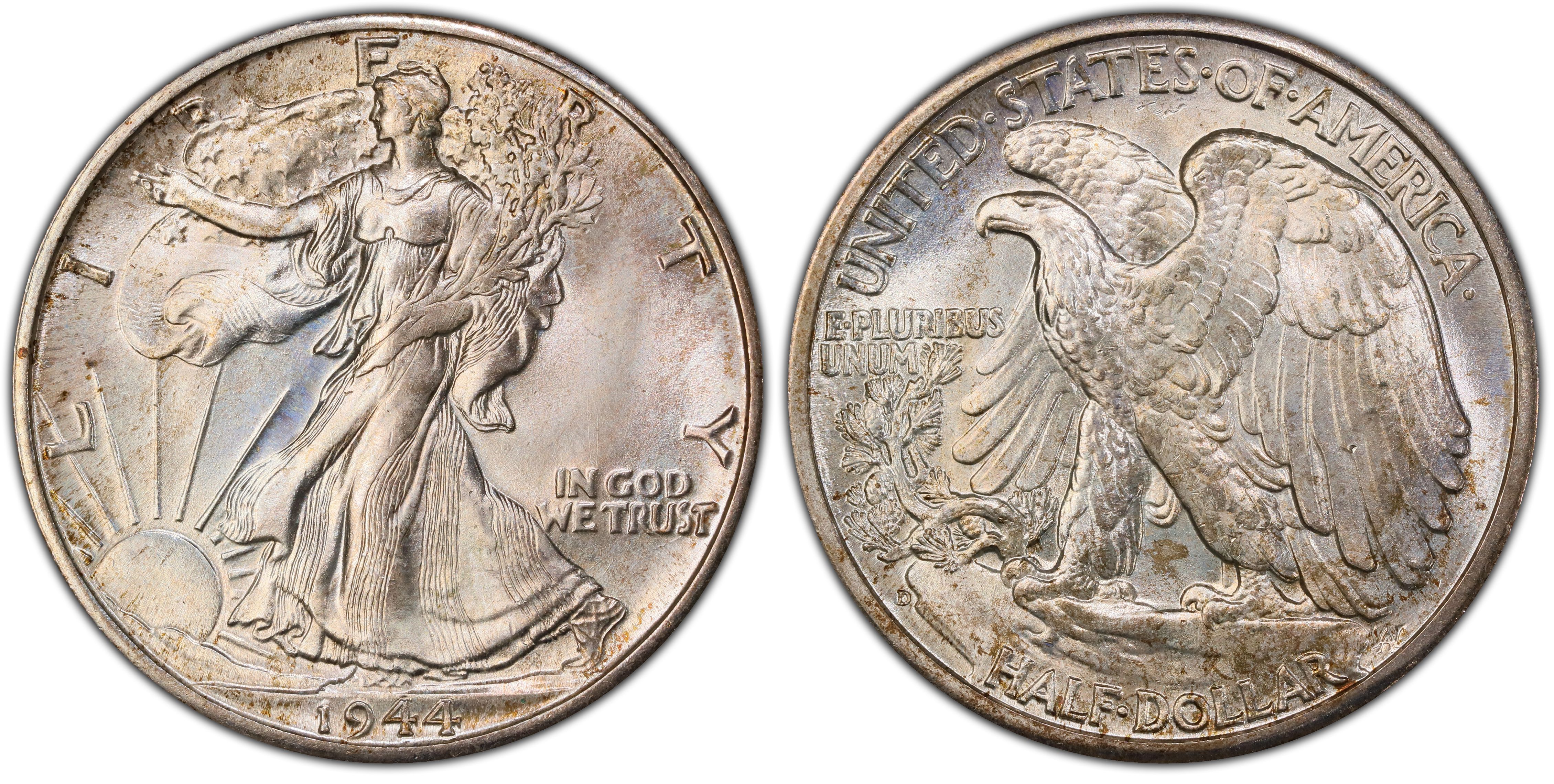 1944-D 50C (Regular Strike) Walking Liberty Half Dollar - PCGS