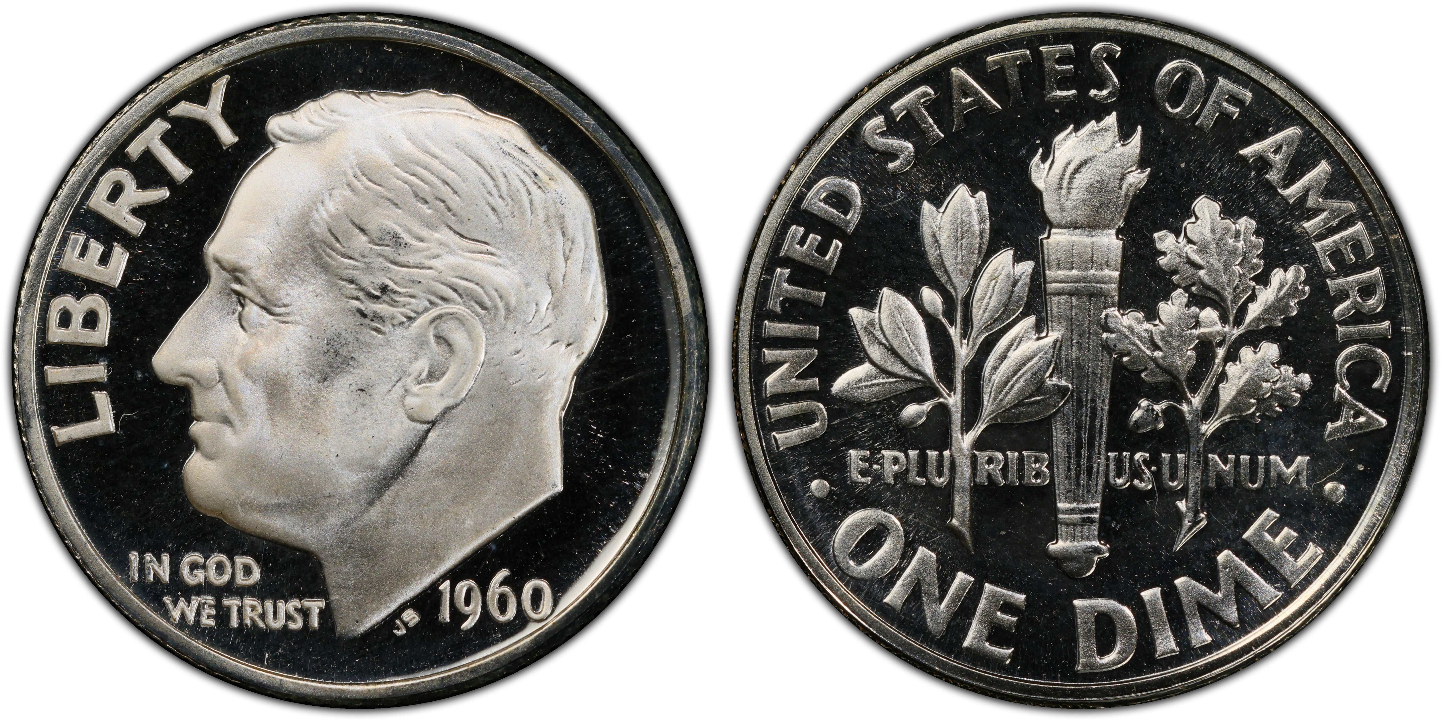 1960 10C, DCAM (Proof) Roosevelt Dime - PCGS CoinFacts