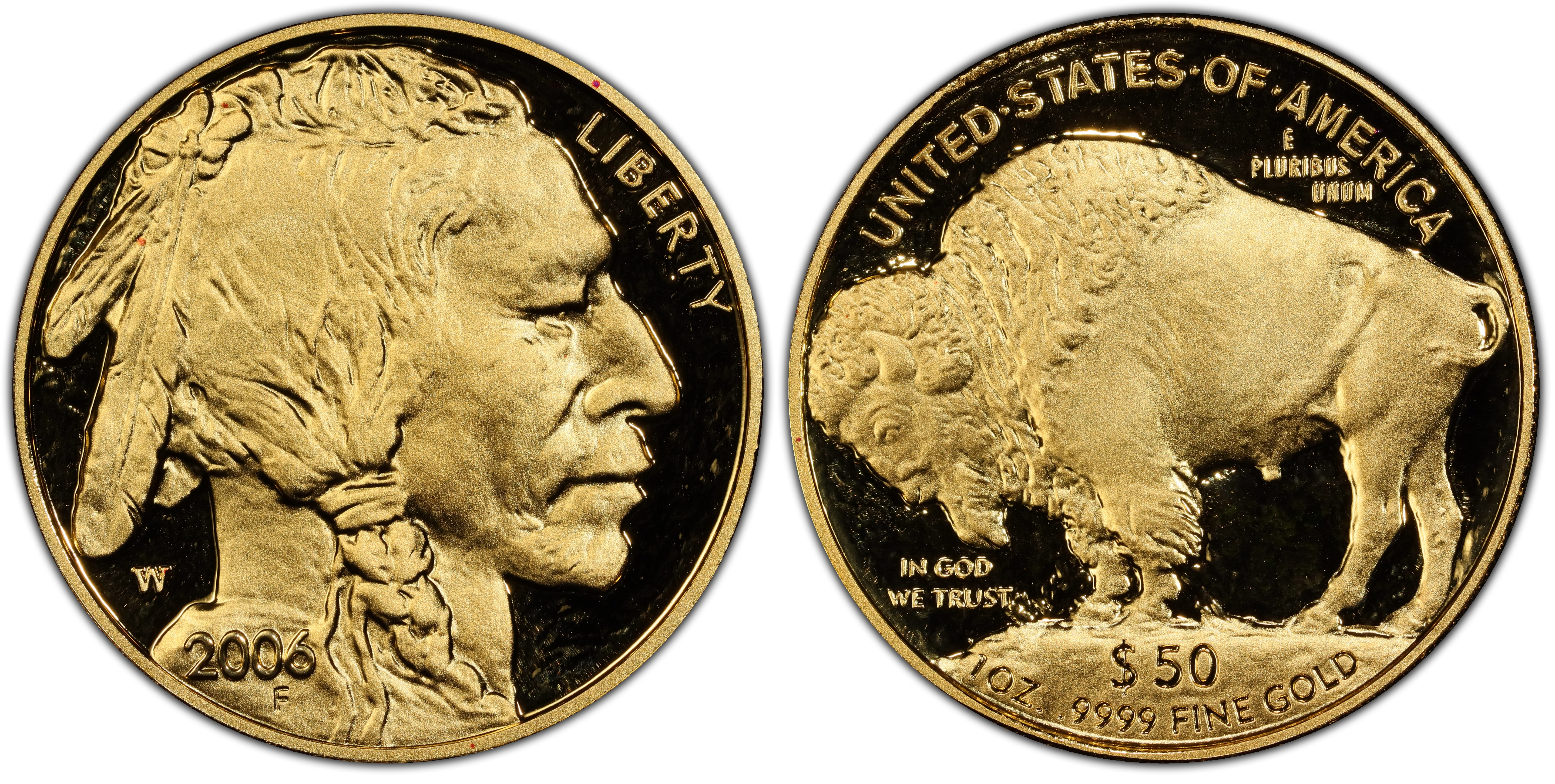 2006-W $50 American Buffalo .9999 Fine Gold, DCAM (Proof) Gold