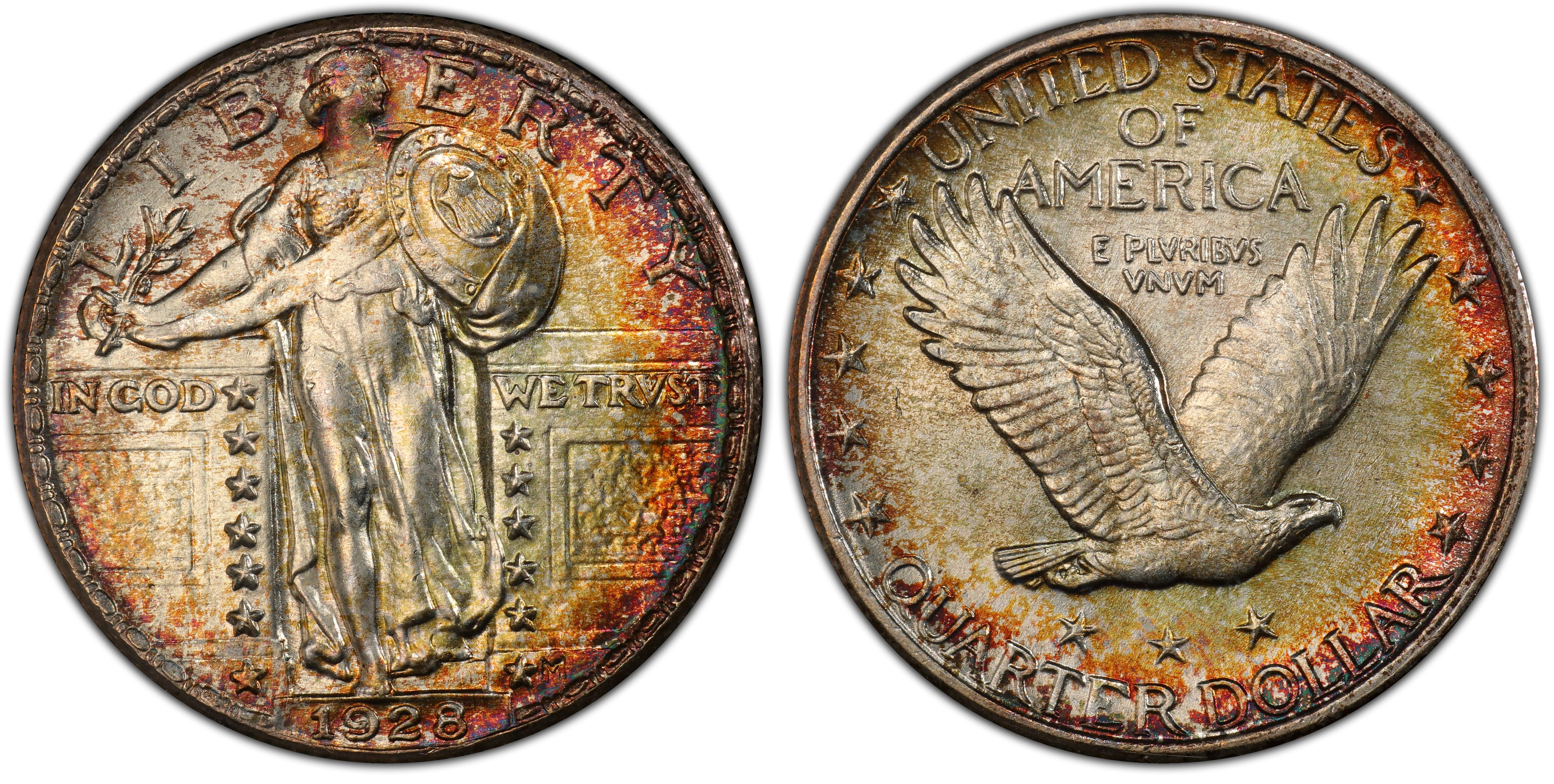 1928 25C (Regular Strike) Standing Liberty Quarter - PCGS CoinFacts